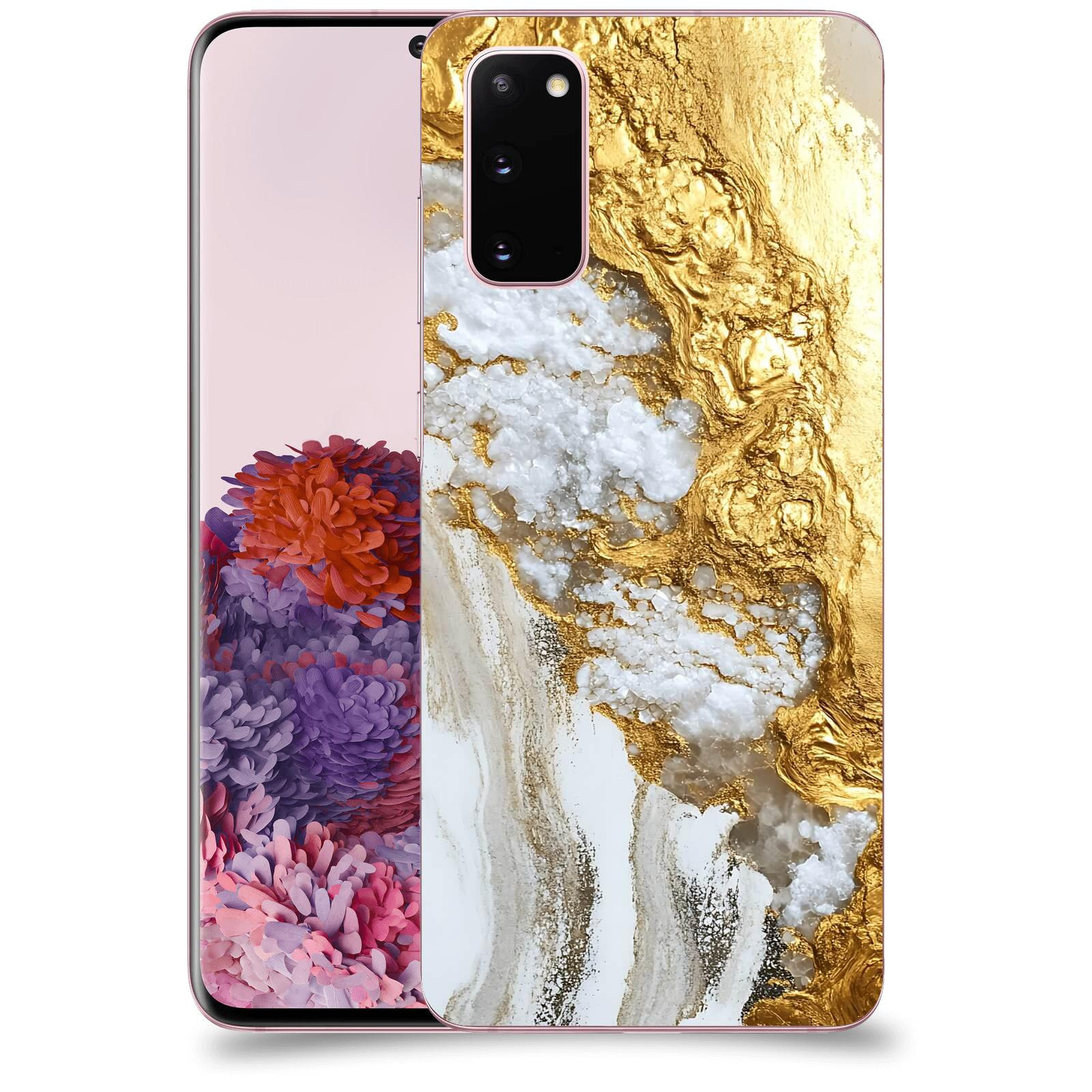 ACOVER Kryt na mobil Samsung Galaxy S20 G980F - Liquid Gold V