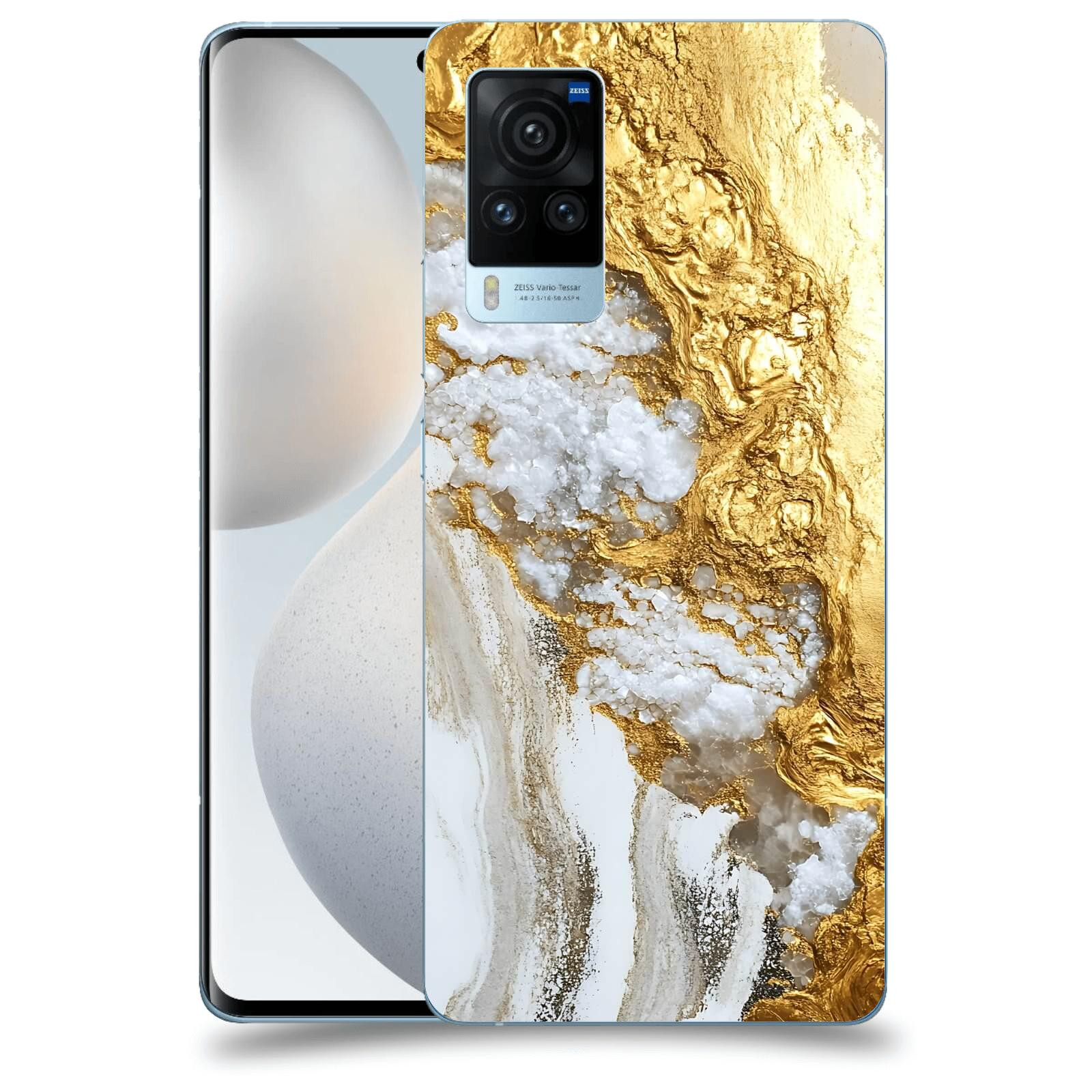 ACOVER Kryt na mobil Vivo X60 Pro 5G - Liquid Gold V