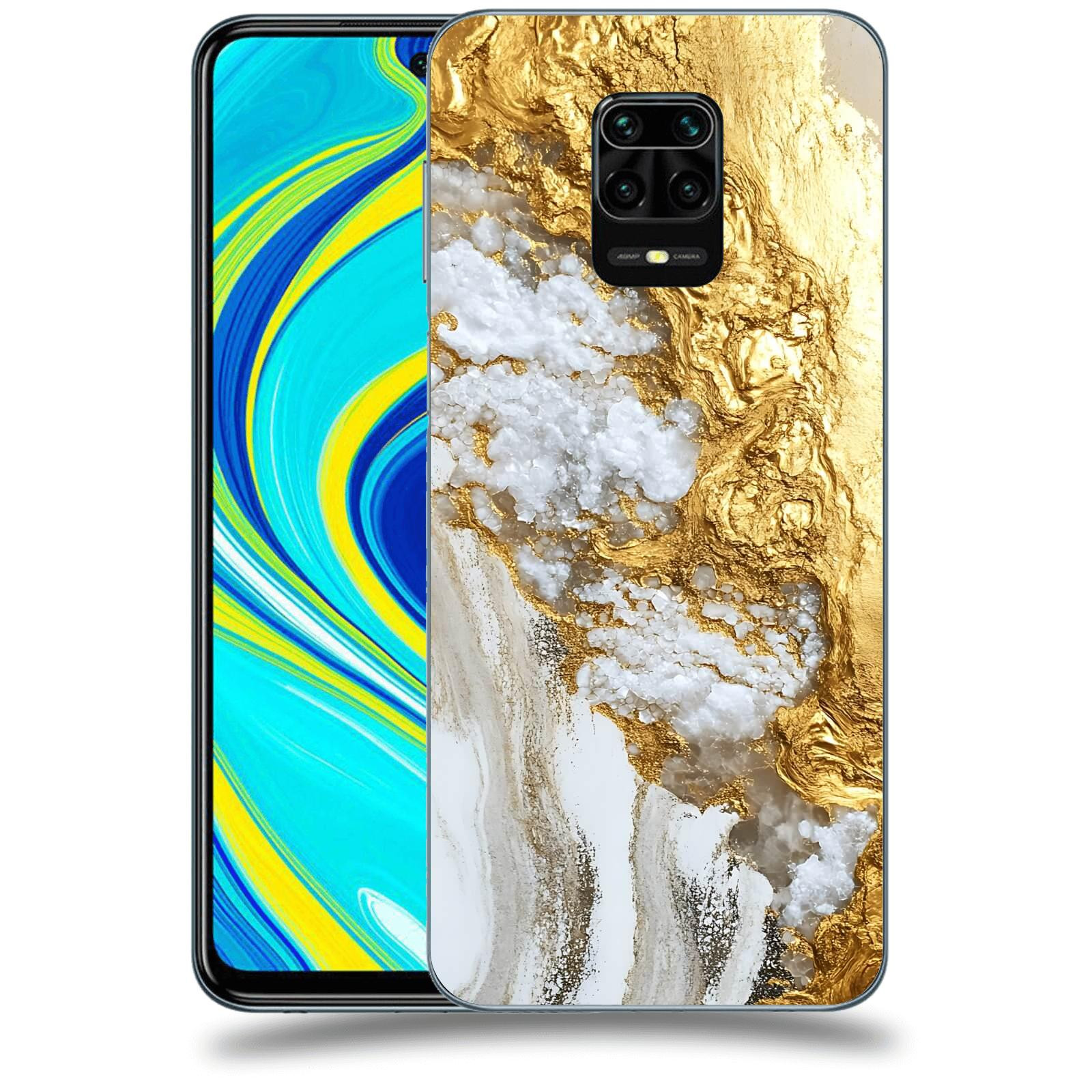ACOVER Kryt na mobil Xiaomi Redmi Note 9S - Liquid Gold V