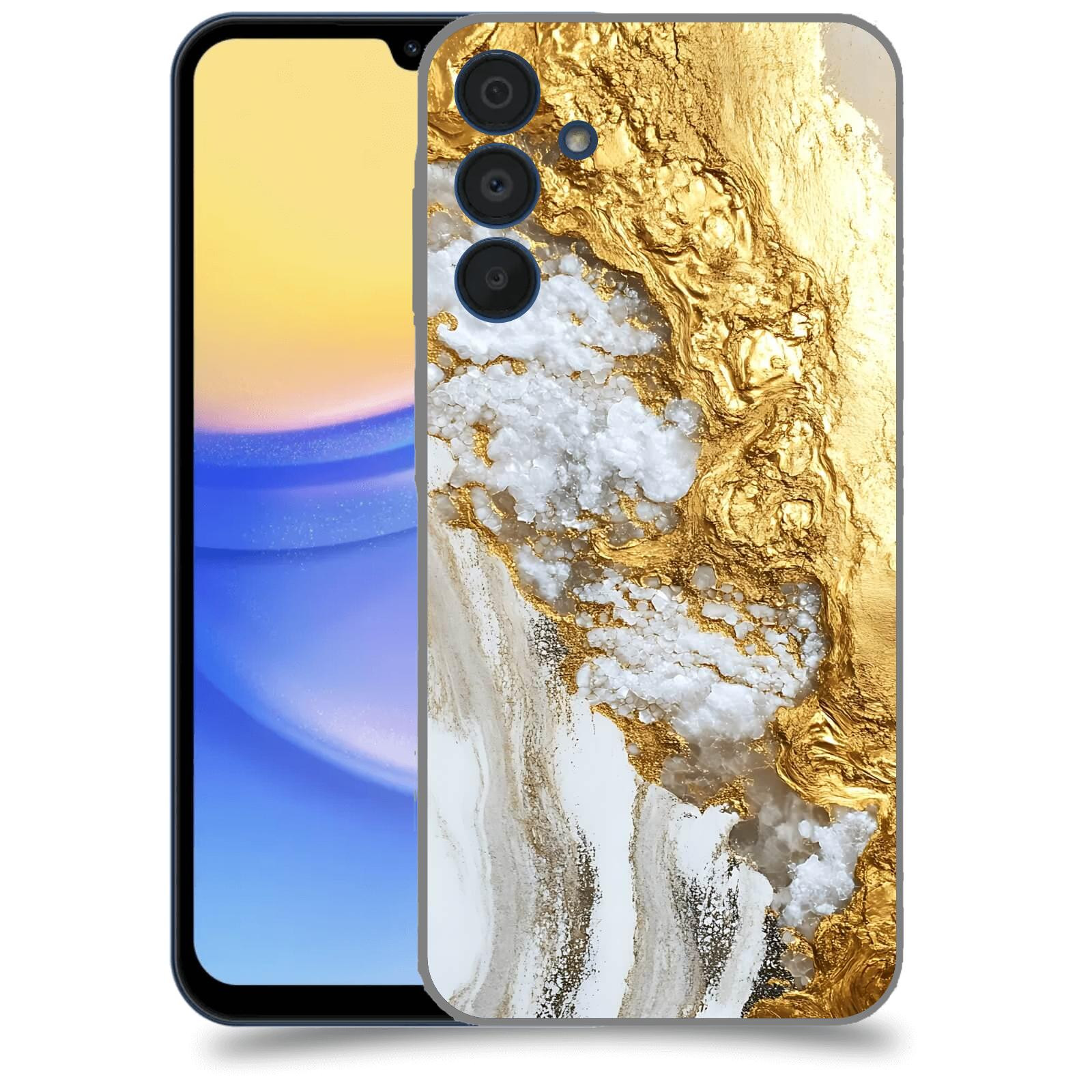 ACOVER Kryt na mobil Samsung Galaxy A15 5G - Liquid Gold V