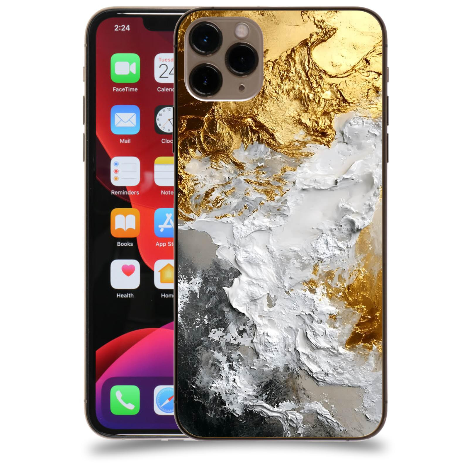 ACOVER Kryt na mobil Apple iPhone 11 Pro Max - Liquid Gold VI