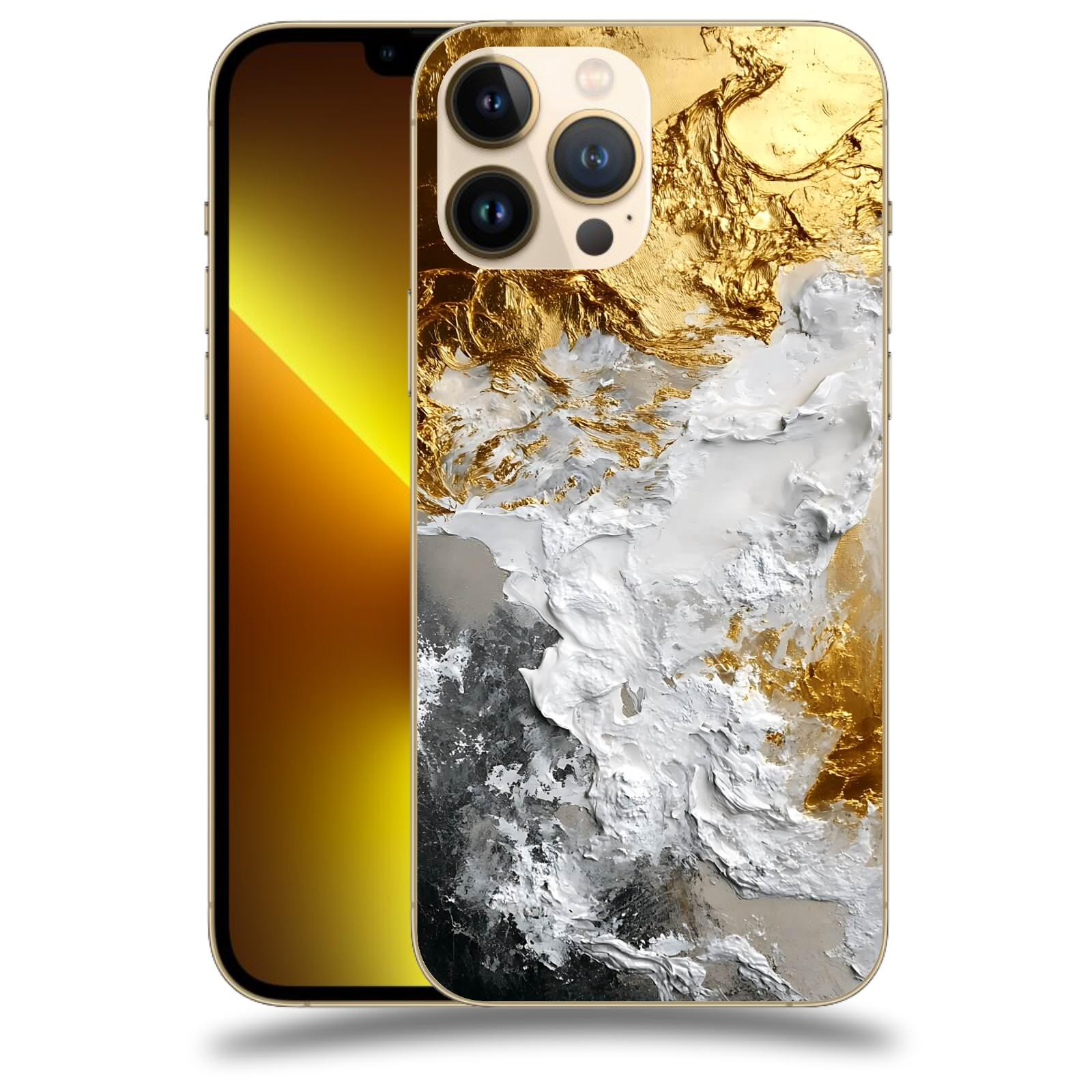ACOVER Kryt na mobil Apple iPhone 13 Pro - Liquid Gold VI