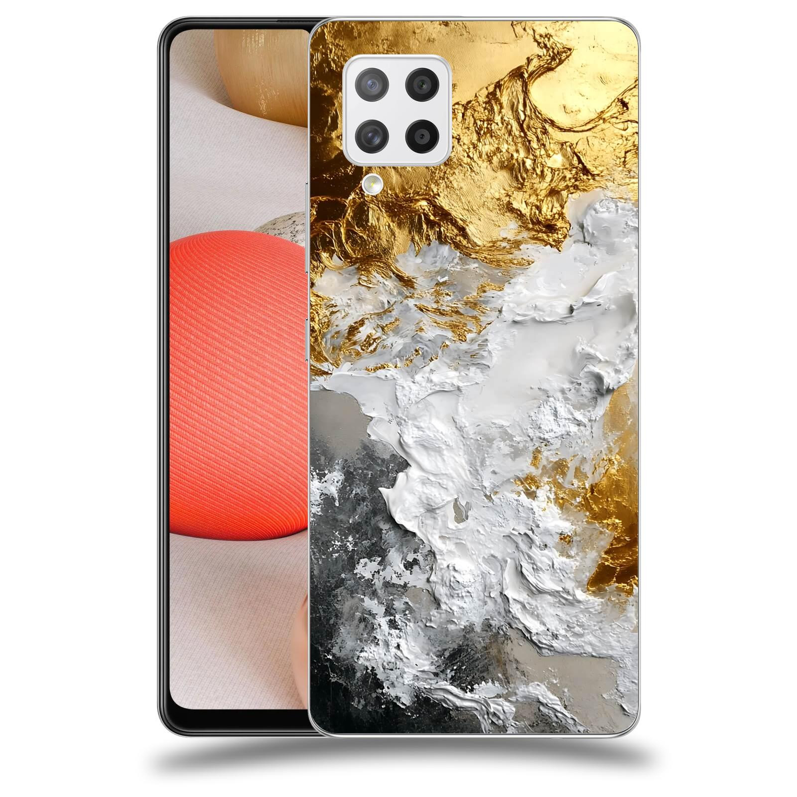 ACOVER Kryt na mobil Samsung Galaxy A42 A426B - Liquid Gold VI