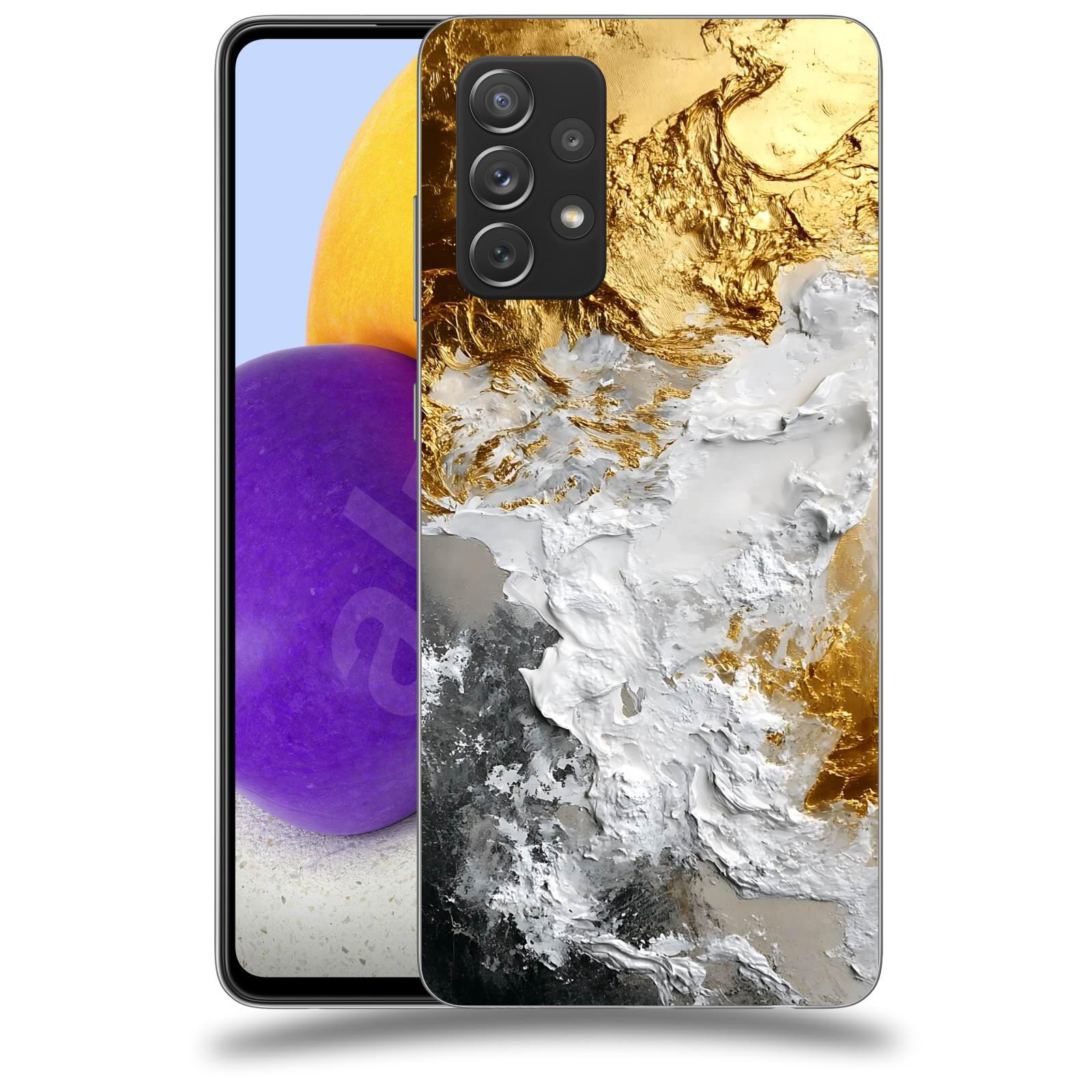 ACOVER Kryt na mobil Samsung Galaxy A73 5G - Liquid Gold VI