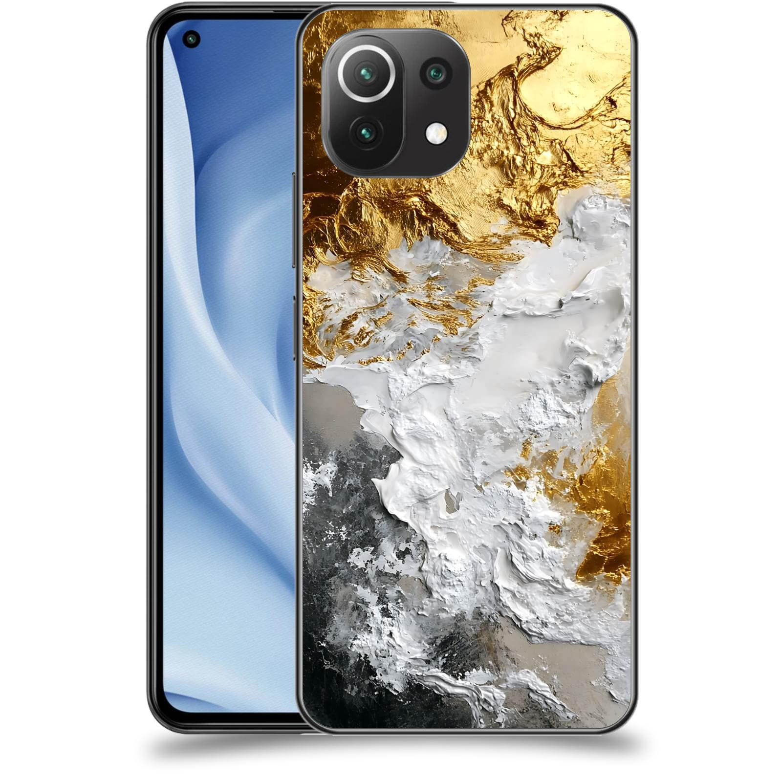 ACOVER Kryt na mobil Xiaomi Mi 11 Lite - Liquid Gold VI