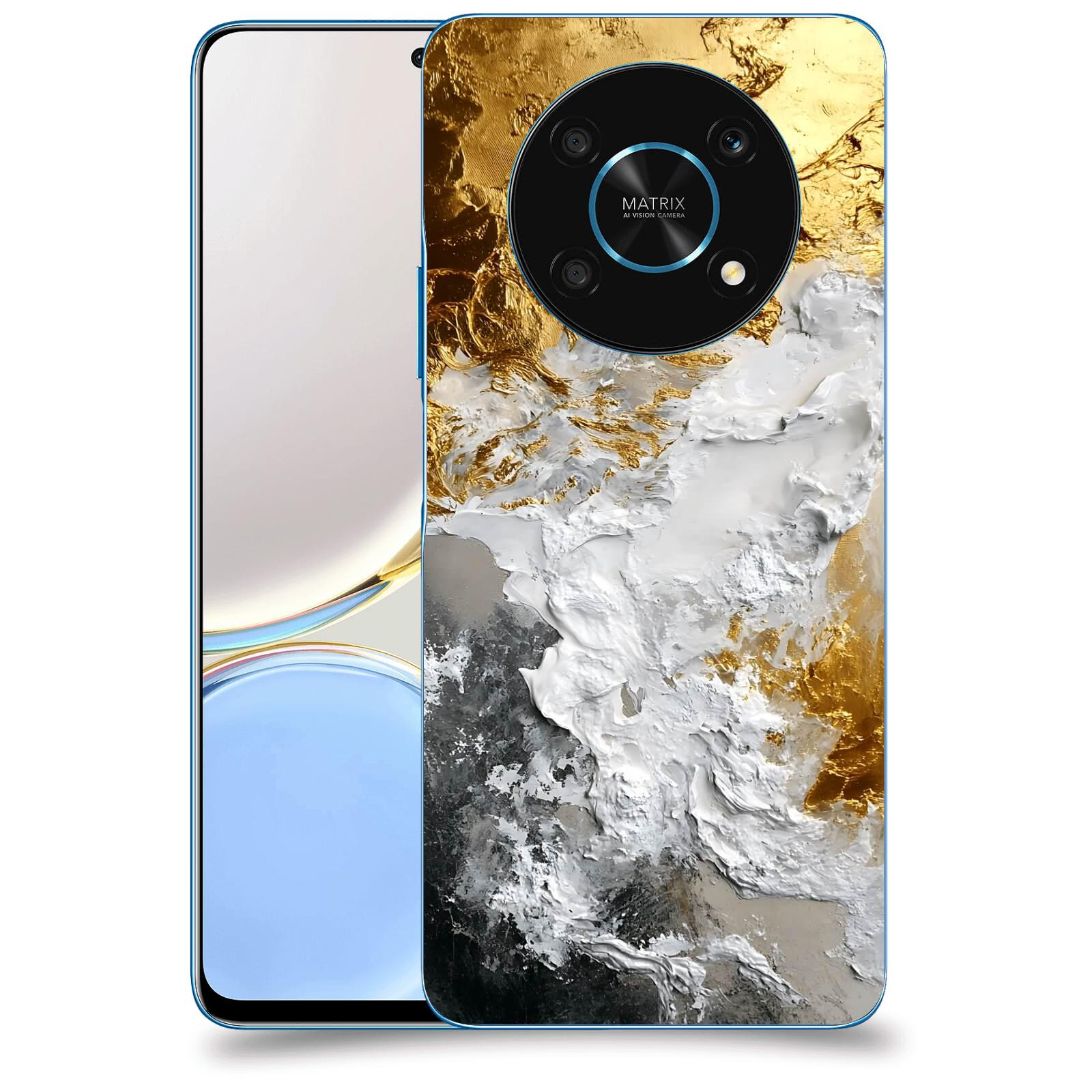 ACOVER Kryt na mobil Honor Magic 4 Lite 5G - Liquid Gold VI