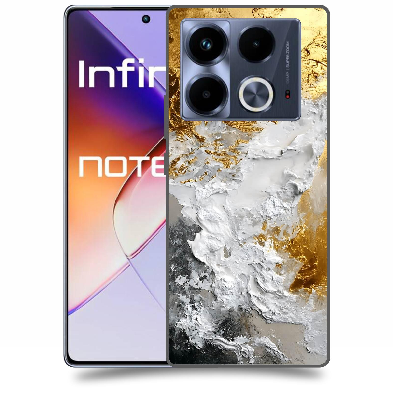 ACOVER Kryt na mobil Infinix Note 40 - Liquid Gold VI