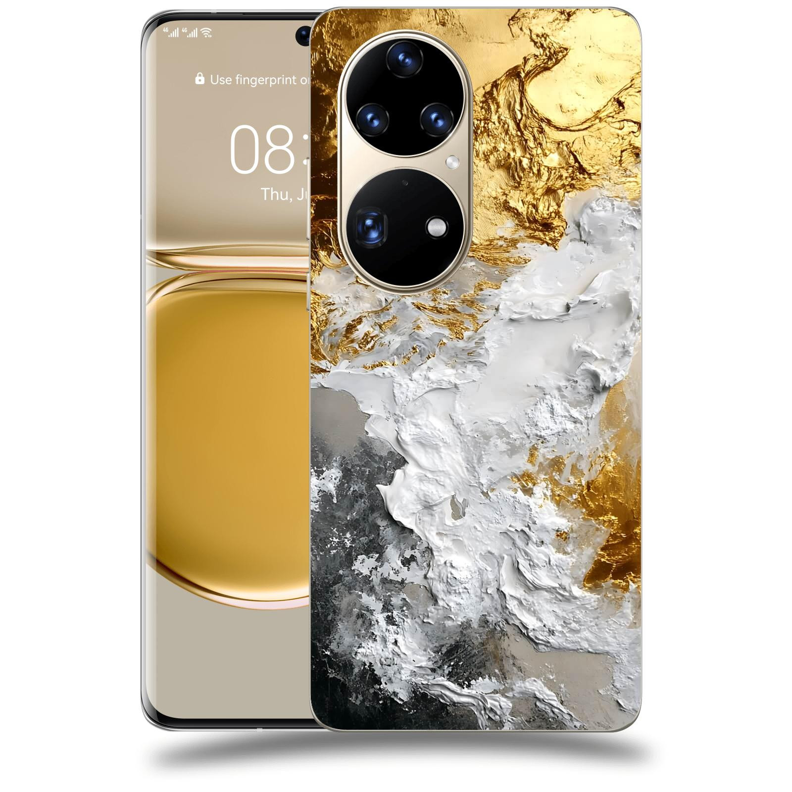 ACOVER Kryt na mobil Huawei P50 - Liquid Gold VI