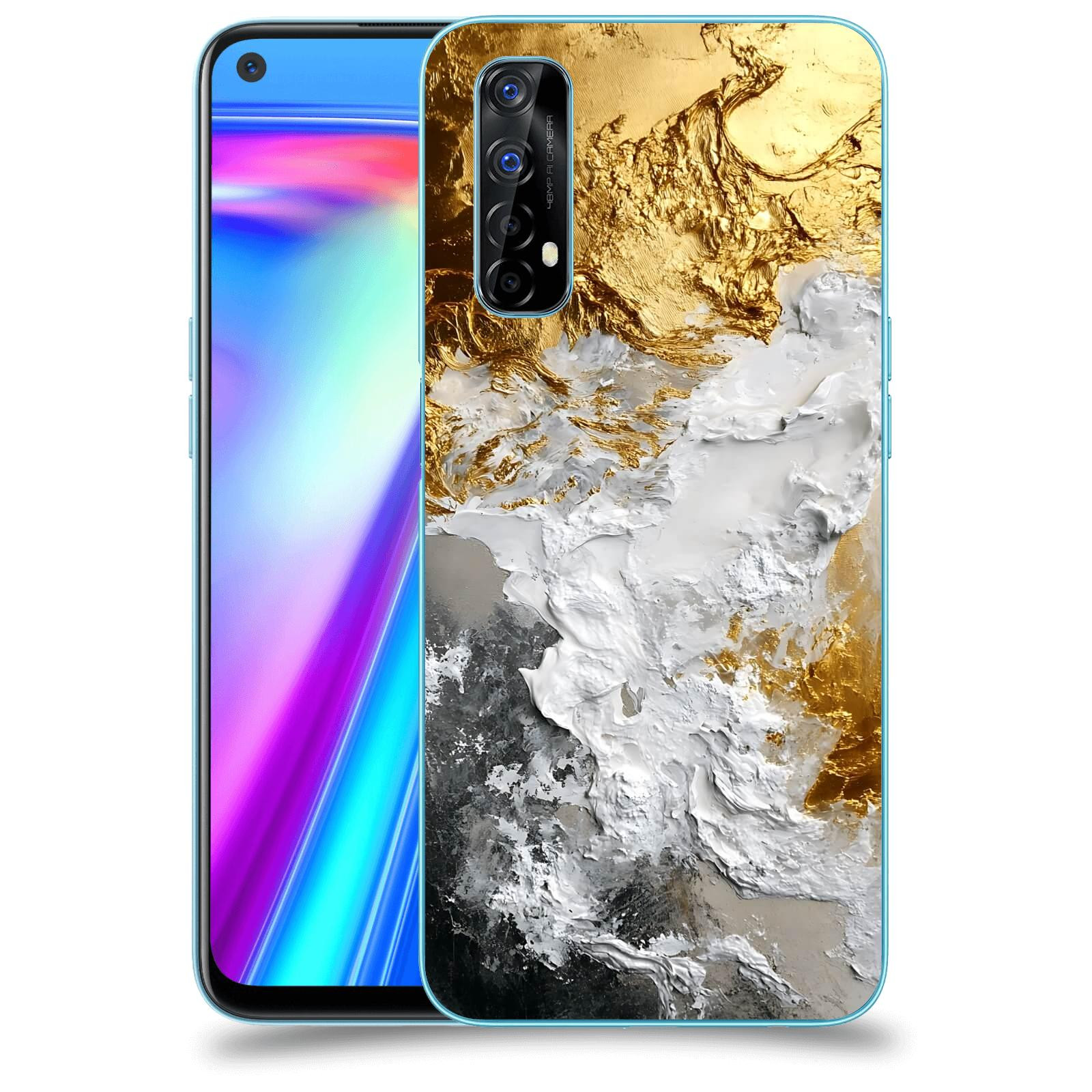 ACOVER Kryt na mobil Realme 7 - Liquid Gold VI