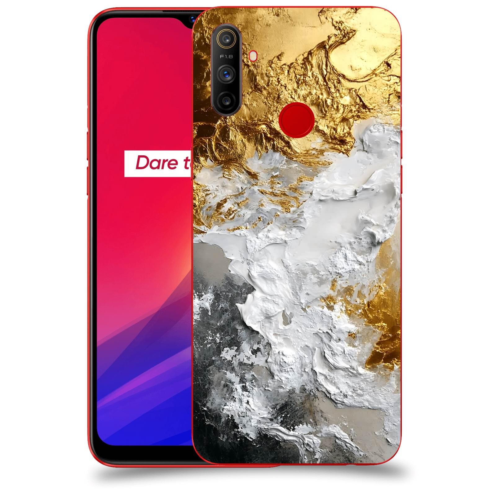 ACOVER Kryt na mobil Realme C3 - Liquid Gold VI