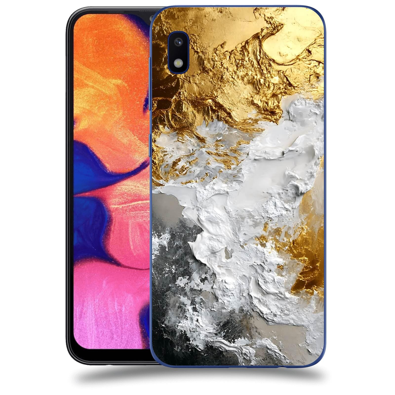 ACOVER Kryt na mobil Samsung Galaxy A10 A105F - Liquid Gold VI