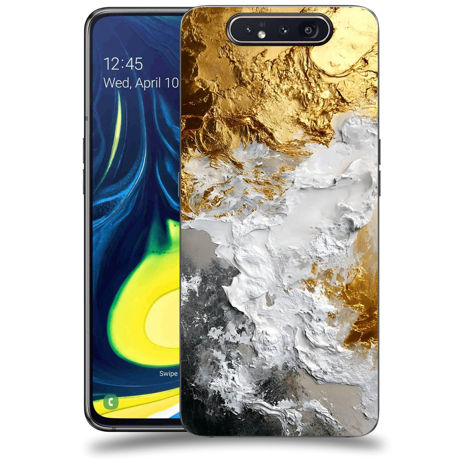 ACOVER Kryt na mobil Samsung Galaxy A80 A805F - Liquid Gold VI