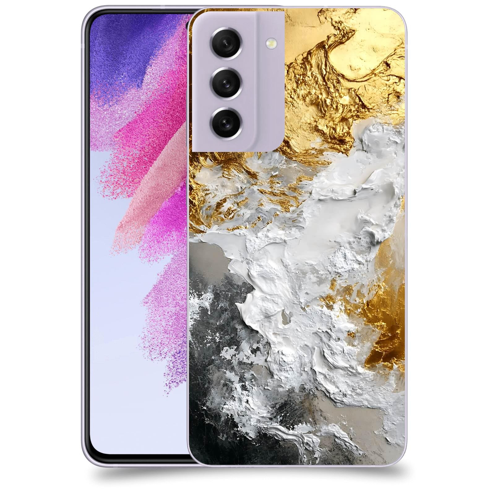 ACOVER Kryt na mobil Samsung Galaxy S21 FE 5G - Liquid Gold VI