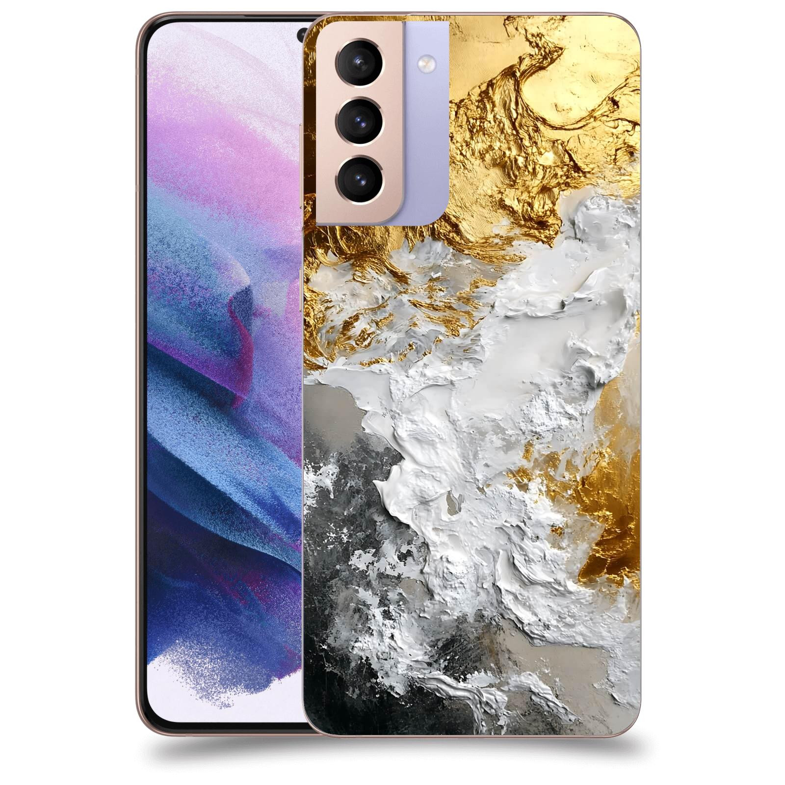 ACOVER Kryt na mobil Samsung Galaxy S21+ G996F - Liquid Gold VI