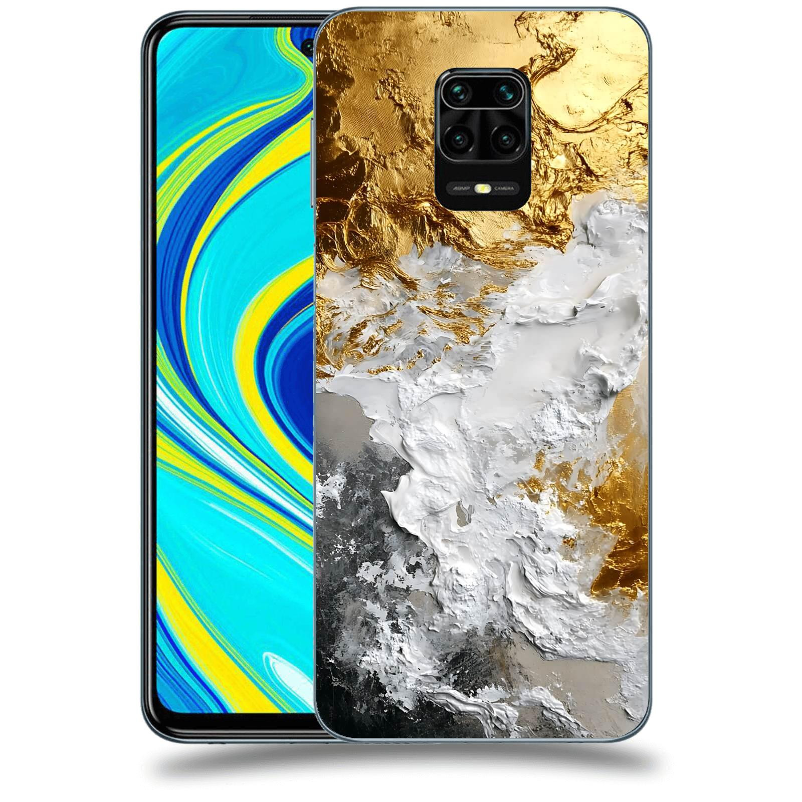 ACOVER Kryt na mobil Xiaomi Redmi Note 9S - Liquid Gold VI