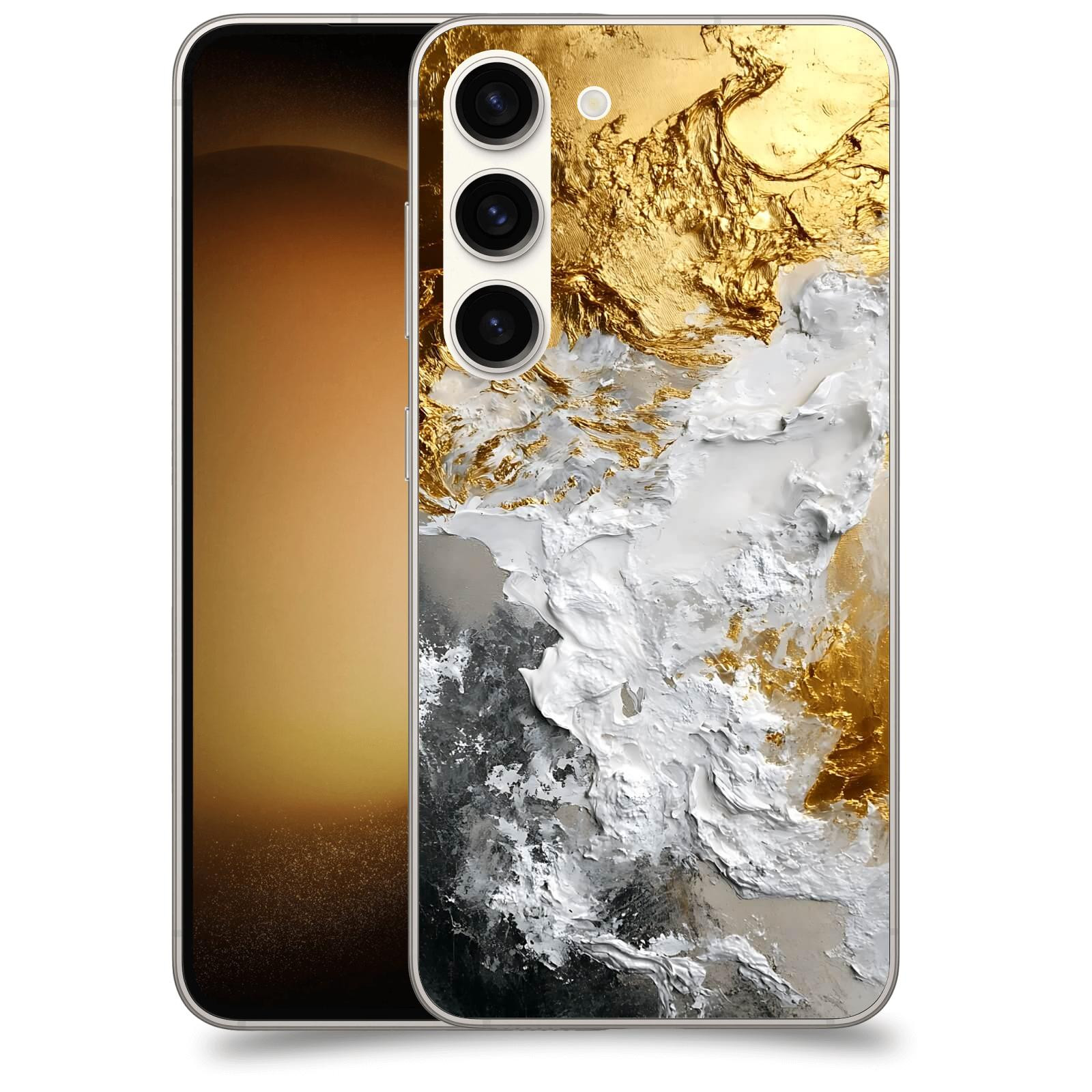 ACOVER Kryt na mobil Samsung Galaxy S23 5G - Liquid Gold VI