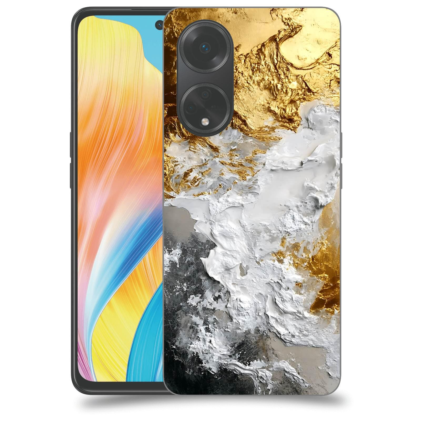 ACOVER Kryt na mobil OPPO A98 5G - Liquid Gold VI