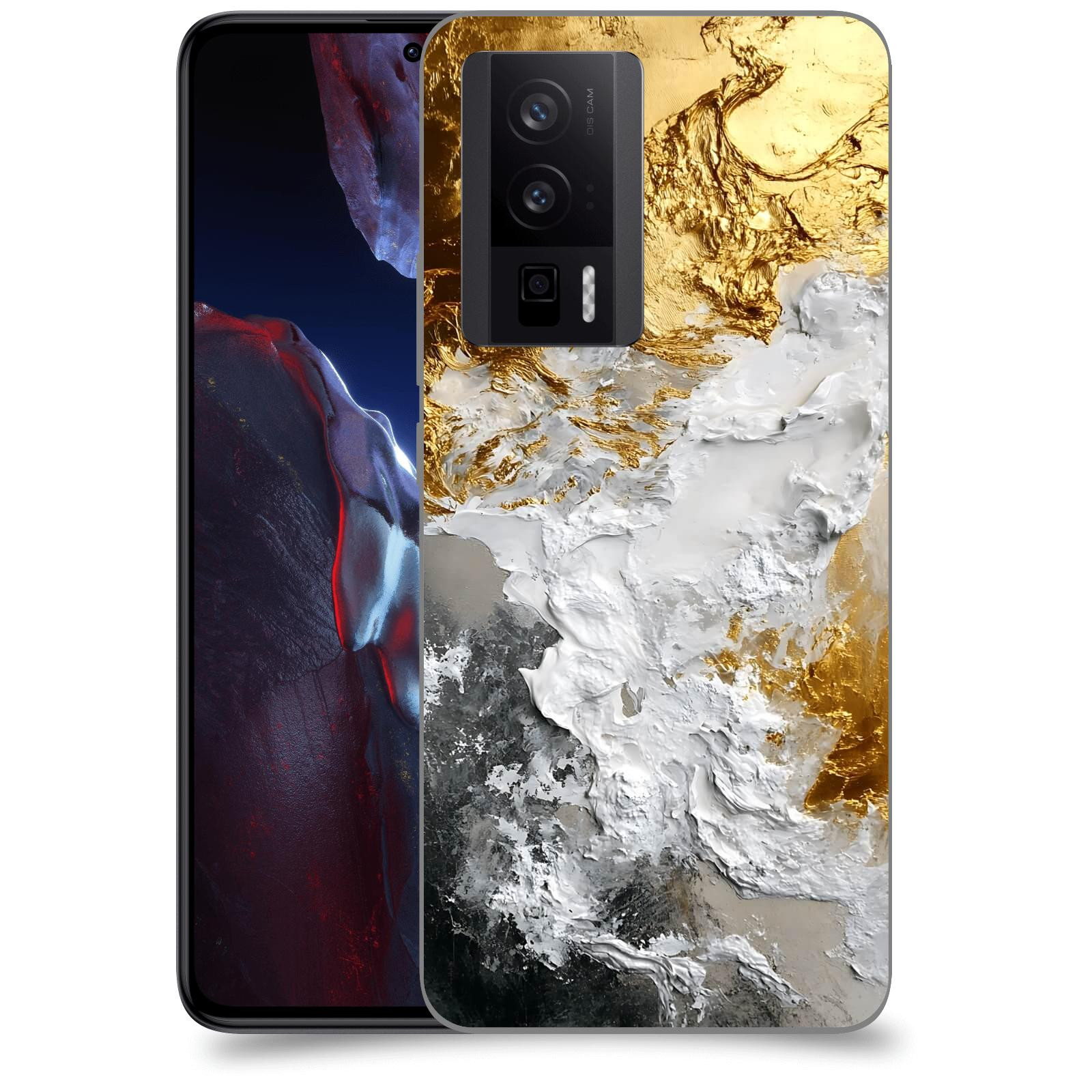 ACOVER Kryt na mobil Xiaomi Poco F5 Pro 5G - Liquid Gold VI