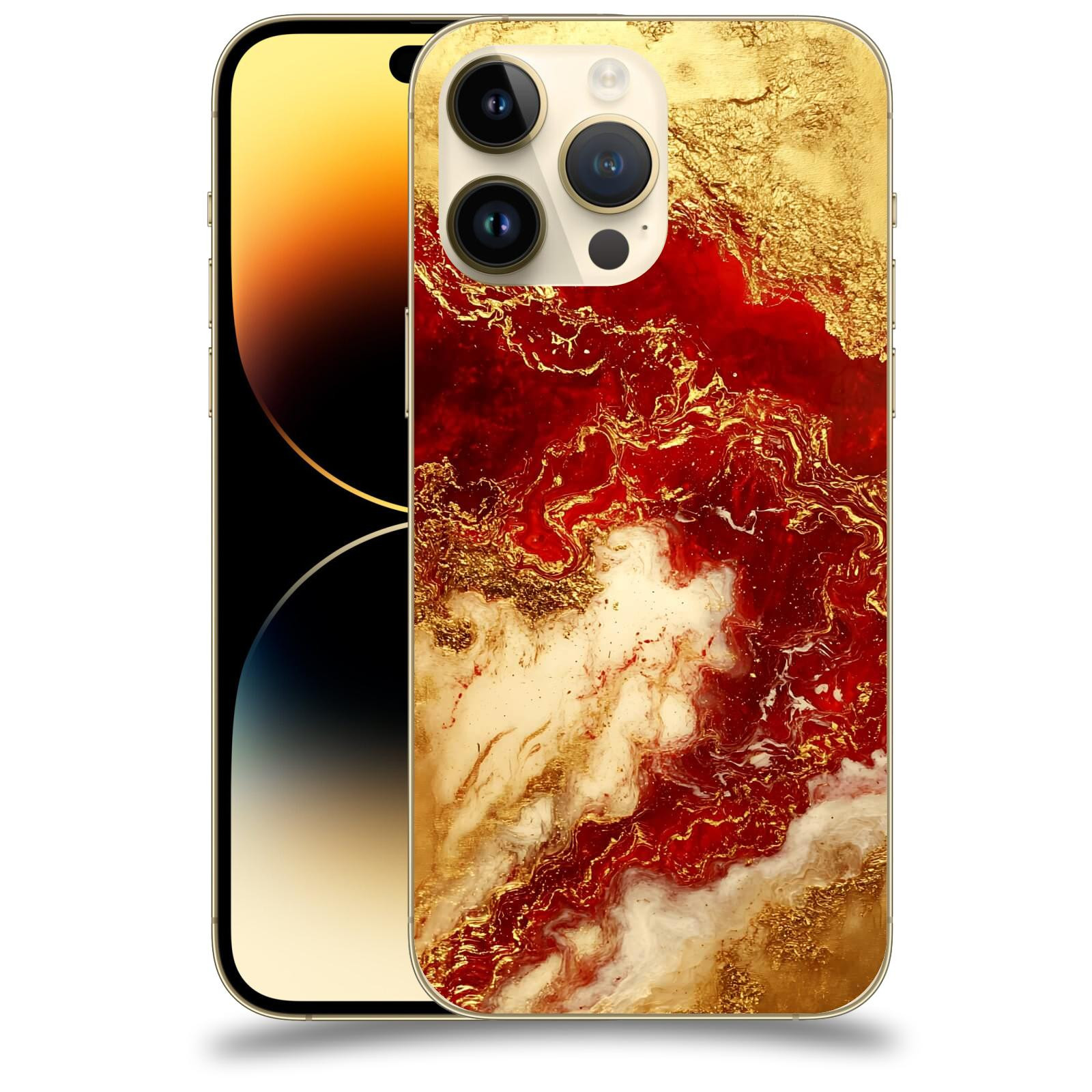ACOVER Kryt na mobil Apple iPhone 14 Pro Max - Golden Blood I
