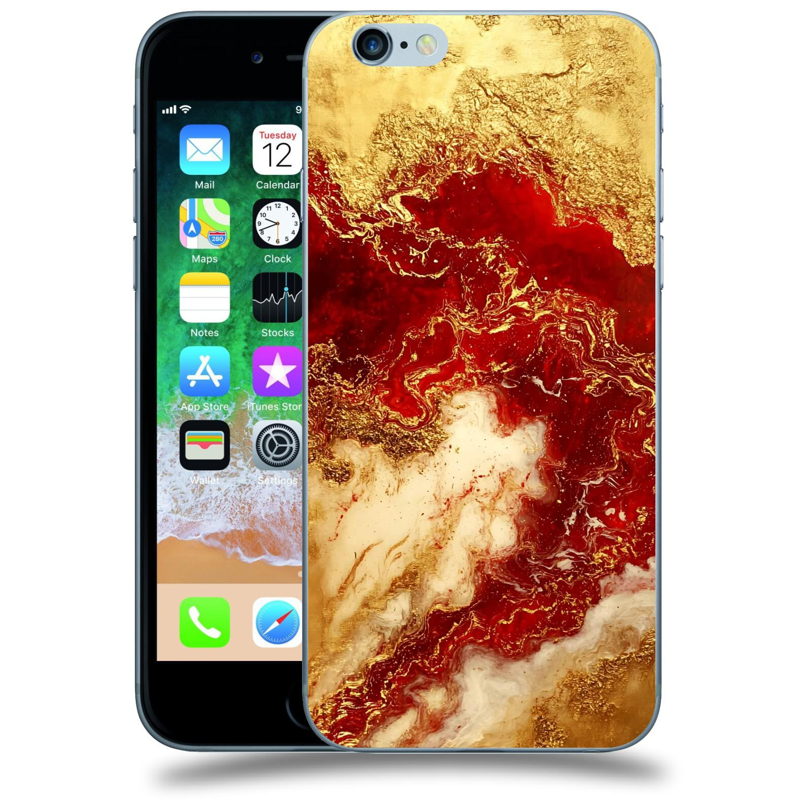 ACOVER Kryt na mobil Apple iPhone 6/6S - Golden Blood I