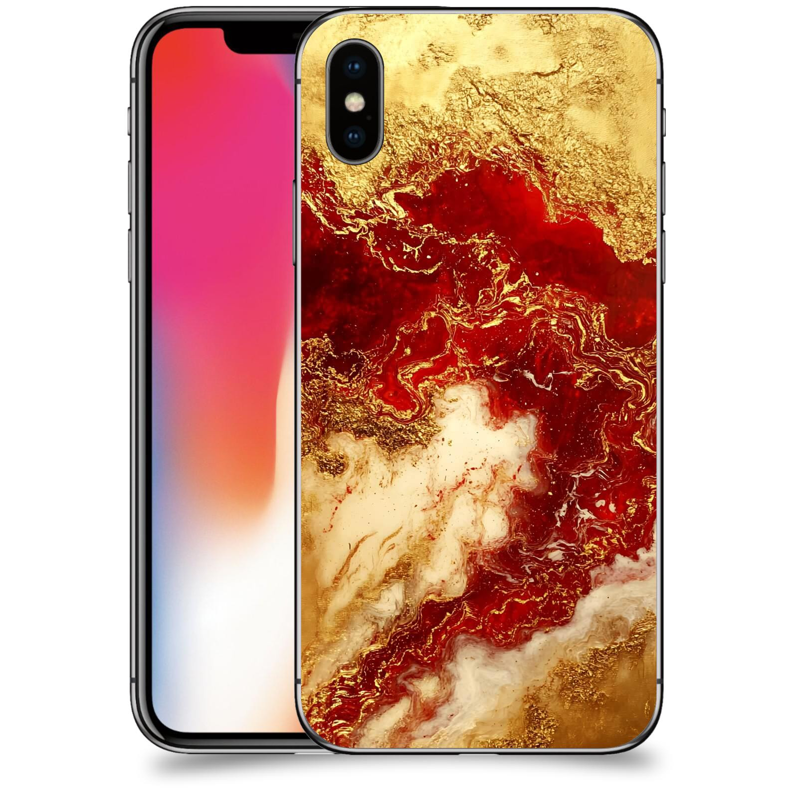 ACOVER Kryt na mobil Apple iPhone X/XS - Golden Blood I