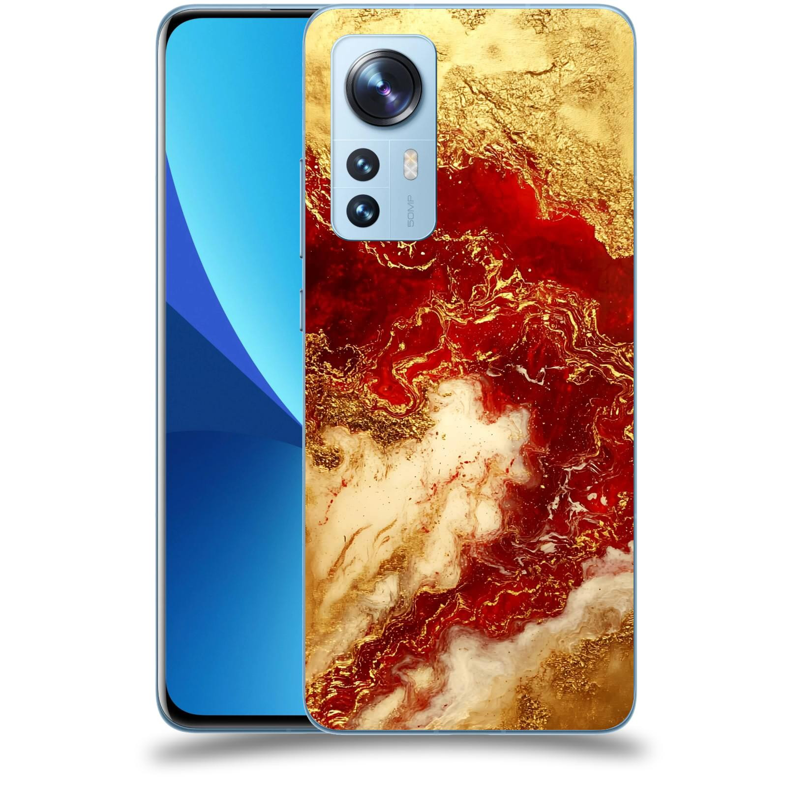 ACOVER Kryt na mobil Xiaomi 12 - Golden Blood I