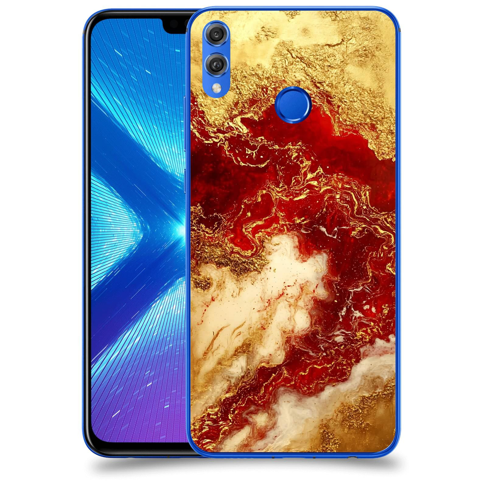 ACOVER Kryt na mobil Honor 8X - Golden Blood I