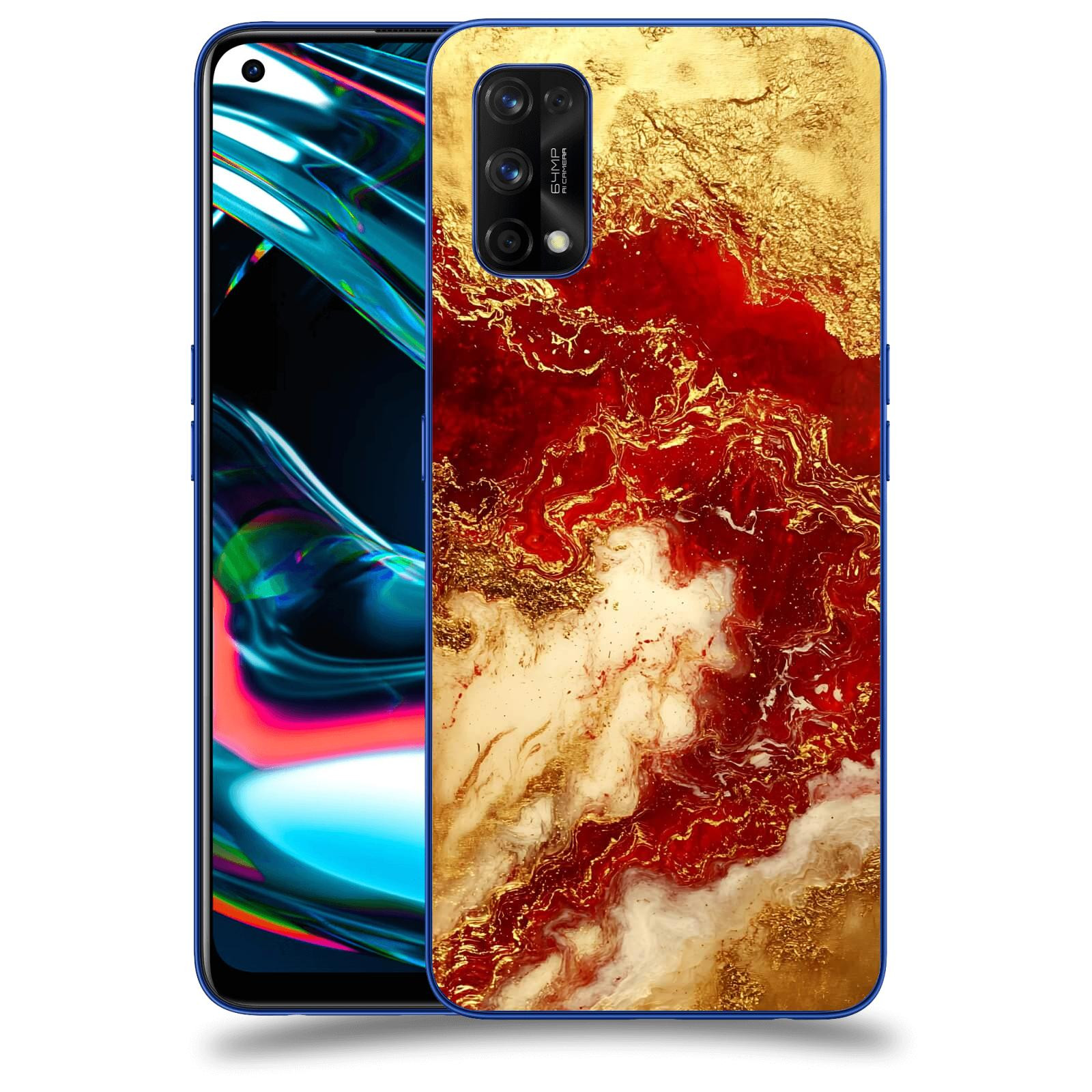 ACOVER Kryt na mobil Realme 7 Pro - Golden Blood I