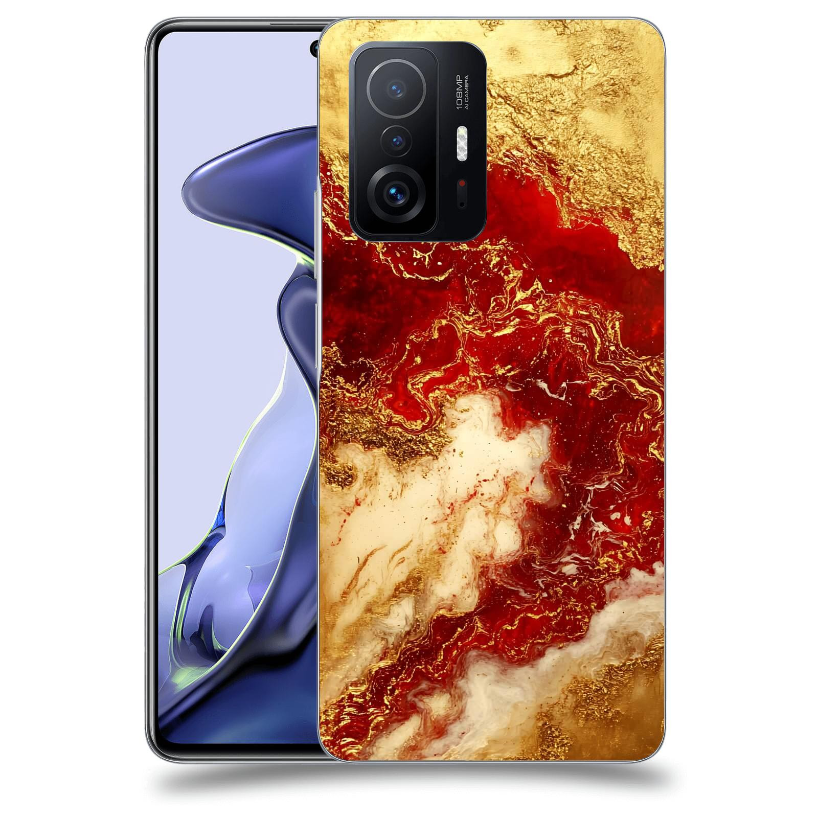 ACOVER Kryt na mobil Xiaomi 11T - Golden Blood I