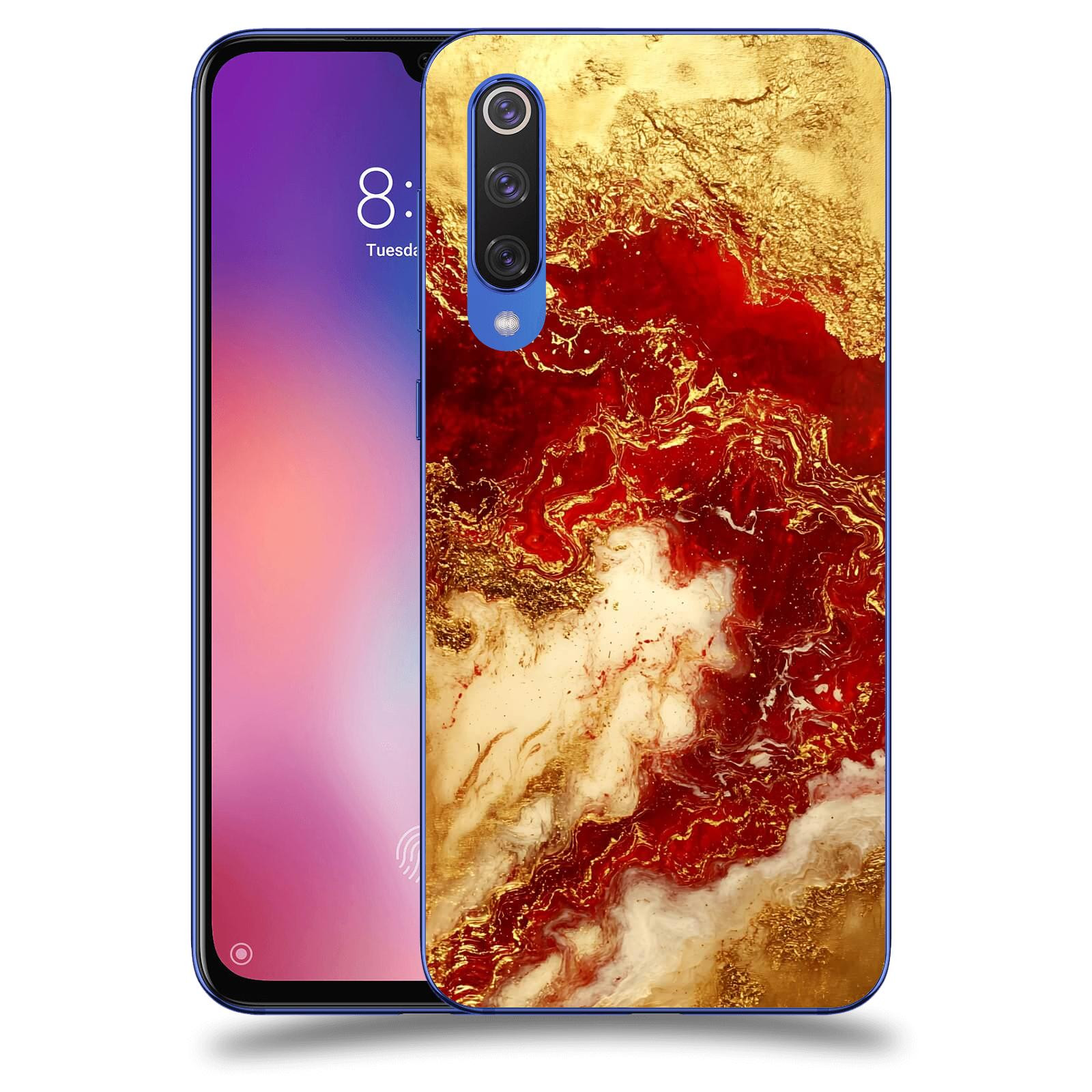 ACOVER Kryt na mobil Xiaomi Mi 9 SE - Golden Blood I