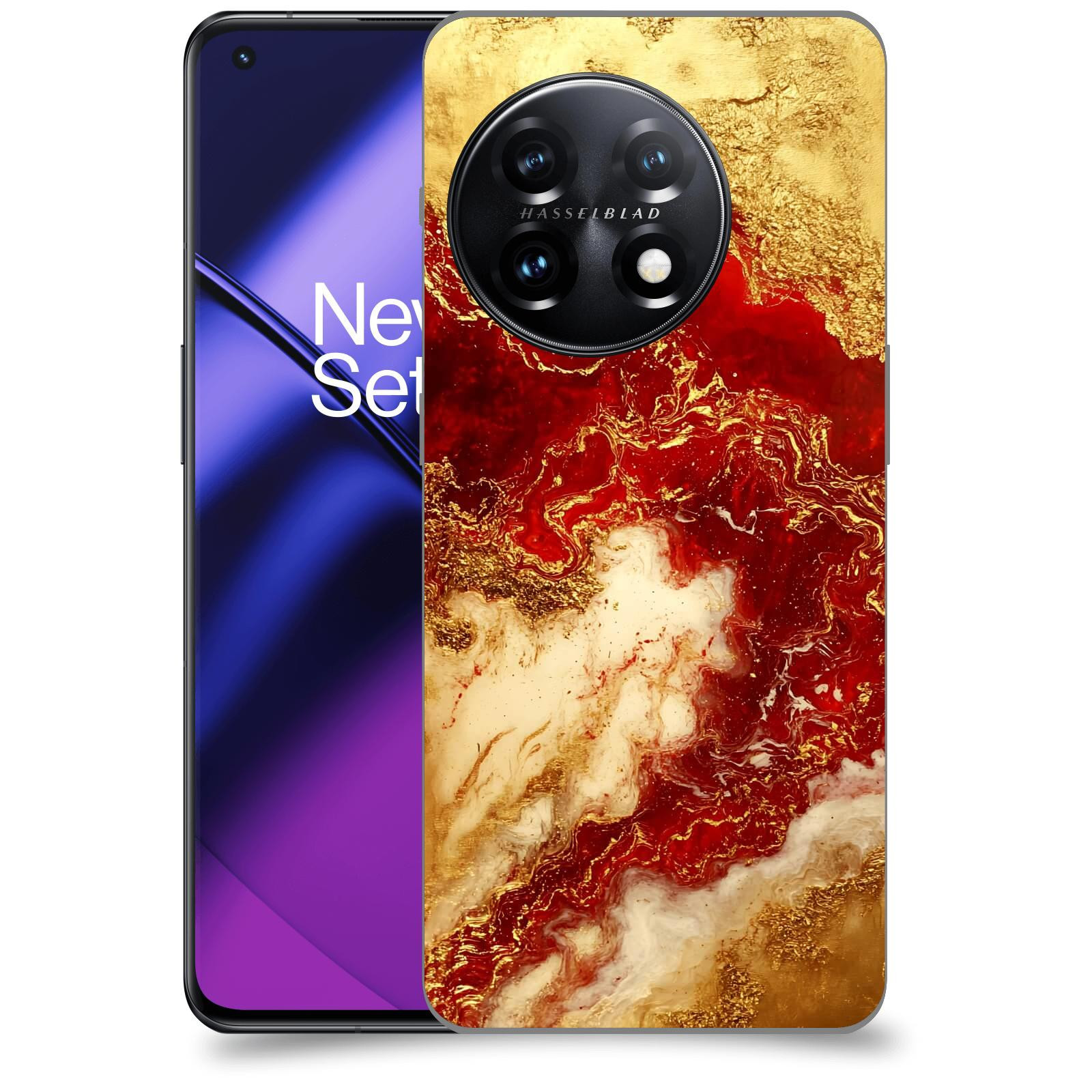 ACOVER Kryt na mobil OnePlus 11 5G - Golden Blood I