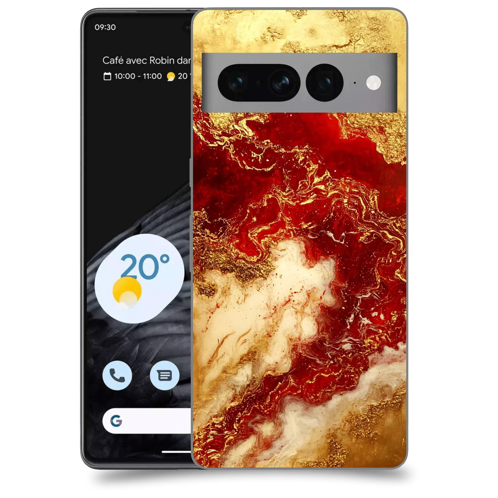 ACOVER Kryt na mobil Google pixel 7 pro - Golden Blood I