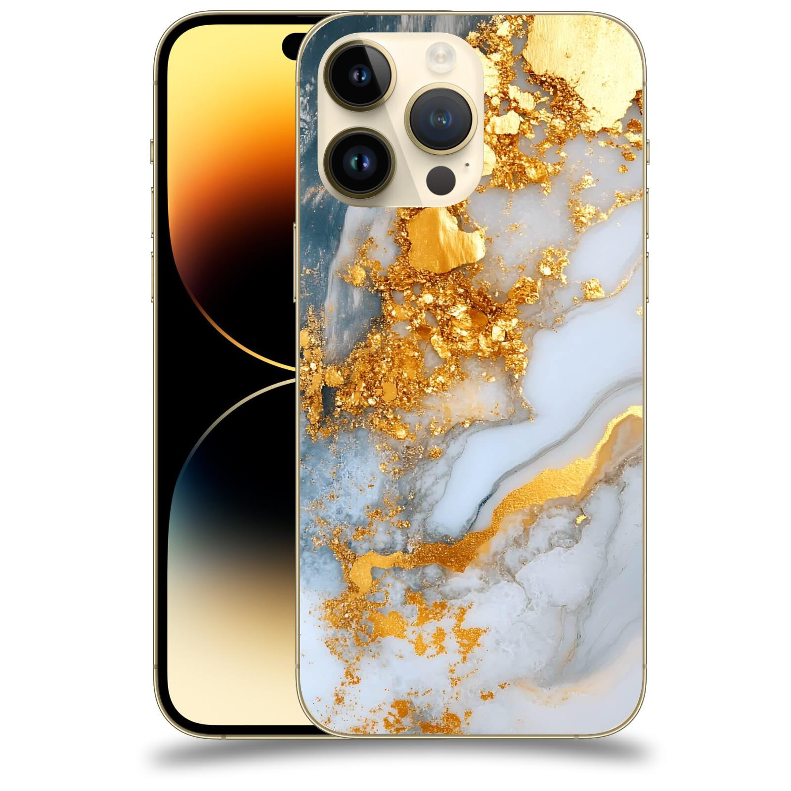 ACOVER Kryt na mobil Apple iPhone 14 Pro Max - Liquid Gold VII