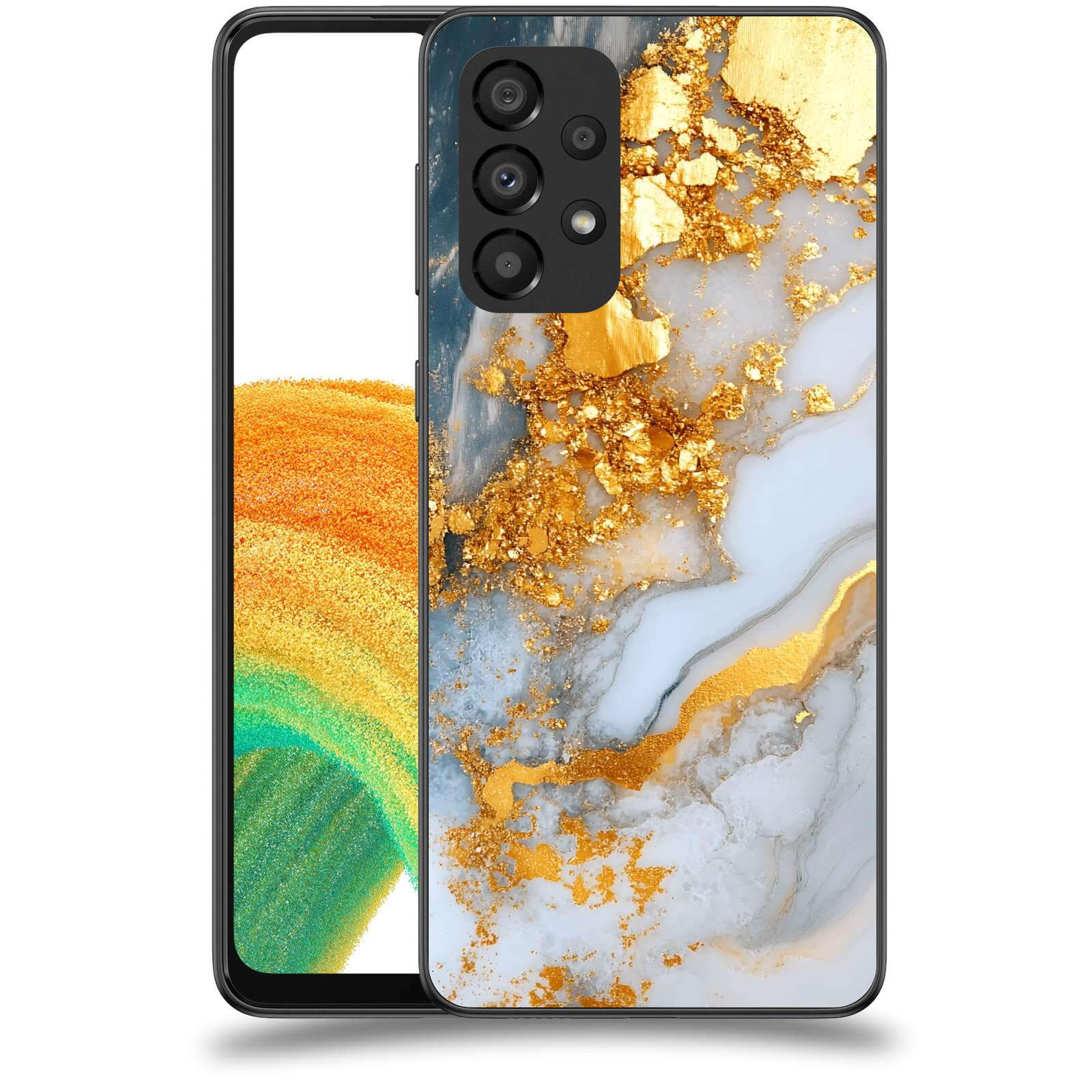 ACOVER Kryt na mobil Samsung Galaxy A33 5G A336 - Liquid Gold VII