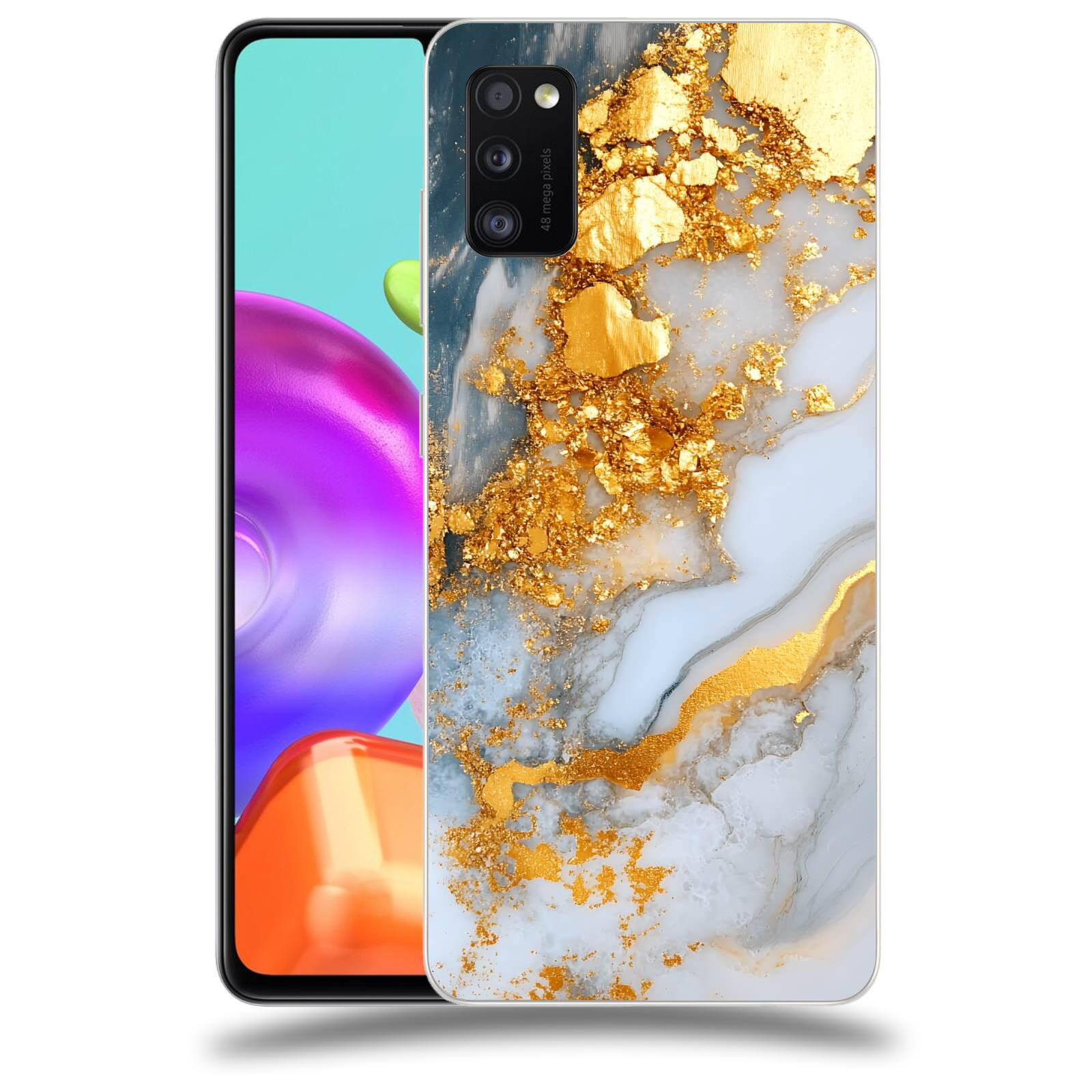 ACOVER Kryt na mobil Samsung Galaxy A41 A415F - Liquid Gold VII