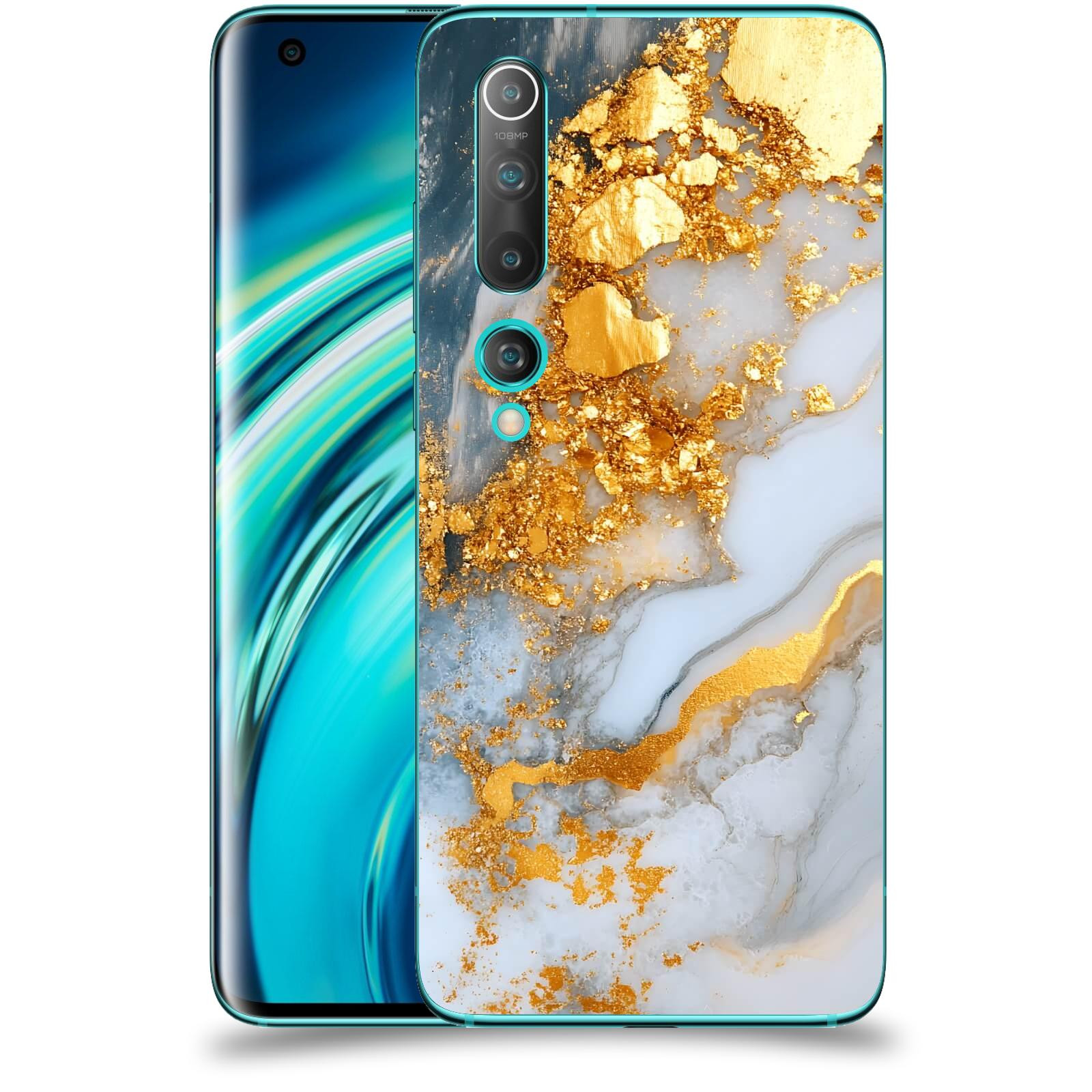 ACOVER Kryt na mobil Xiaomi Mi 10 - Liquid Gold VII