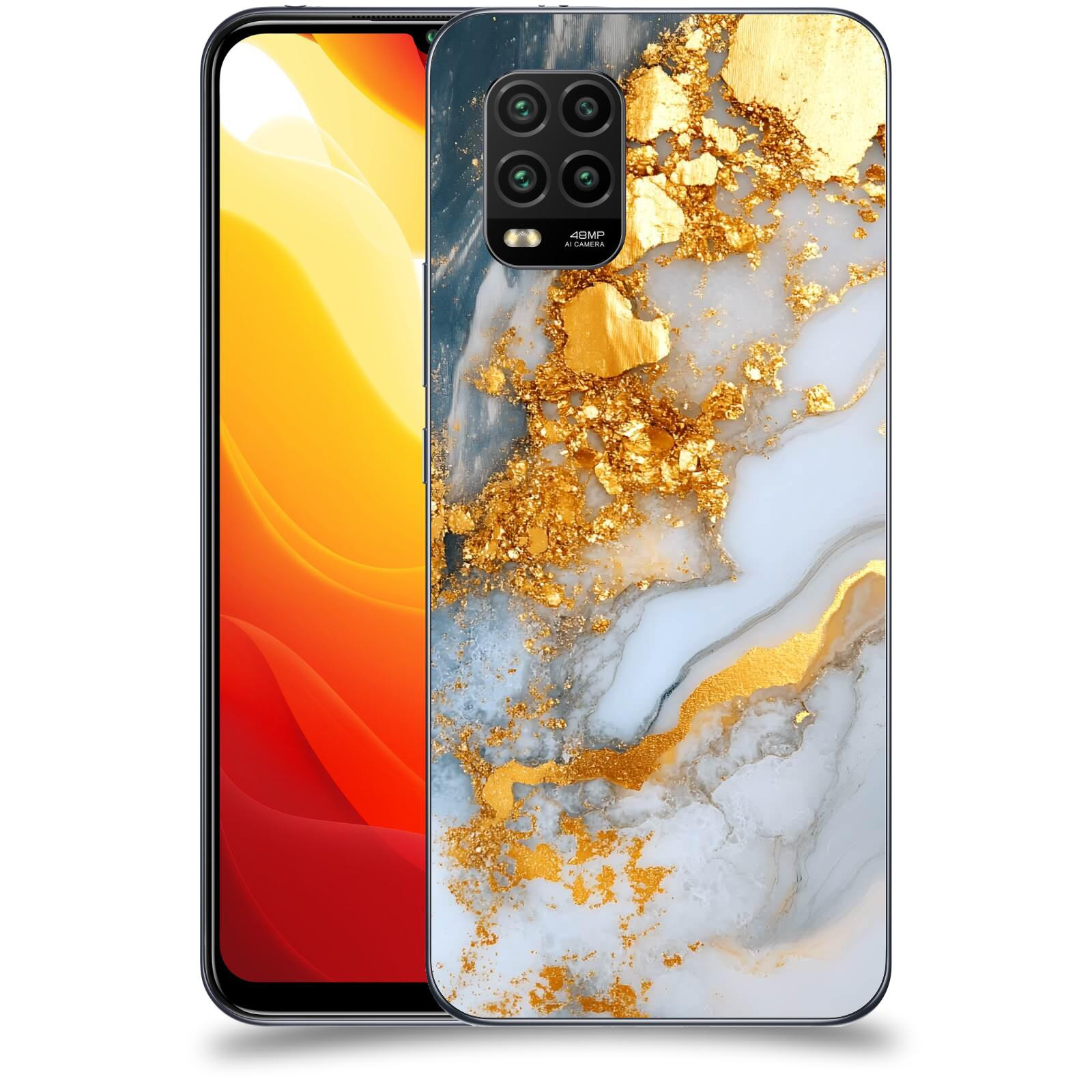 ACOVER Kryt na mobil Xiaomi Mi 10 Lite - Liquid Gold VII