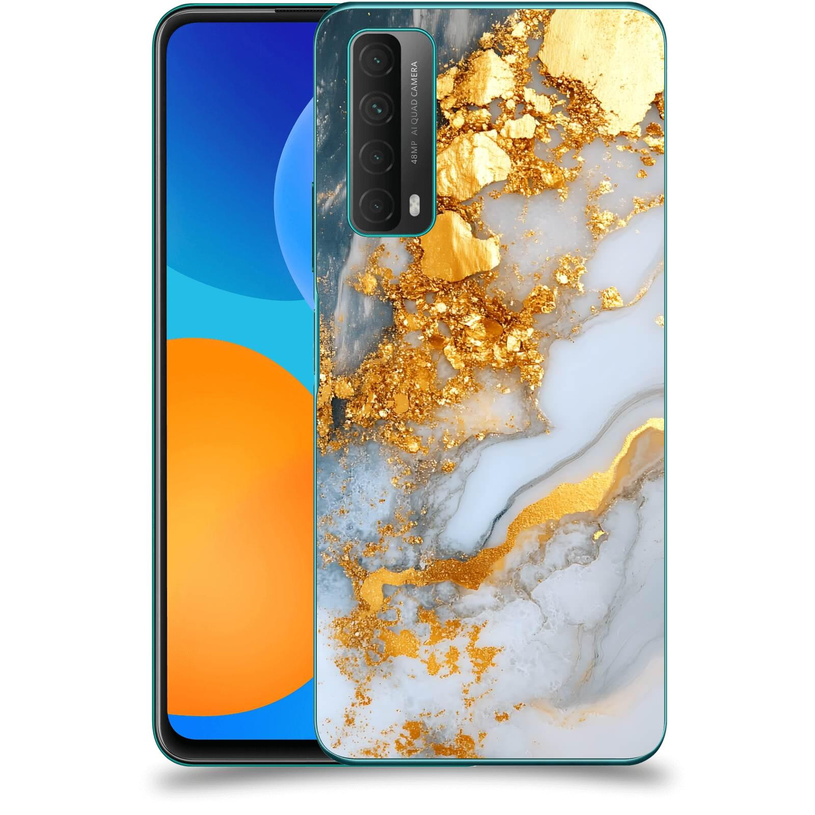 ACOVER Kryt na mobil Huawei P Smart 2021 - Liquid Gold VII
