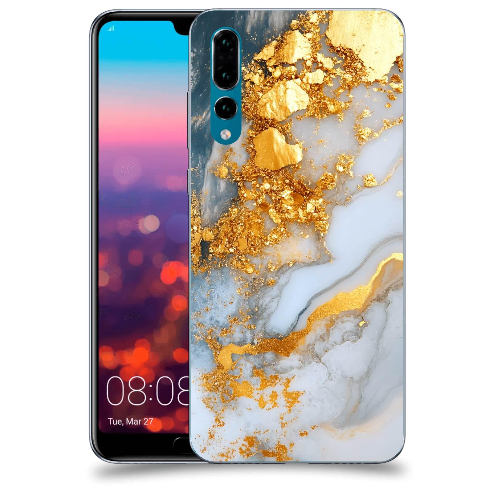 ACOVER Kryt na mobil Huawei P20 Pro - Liquid Gold VII