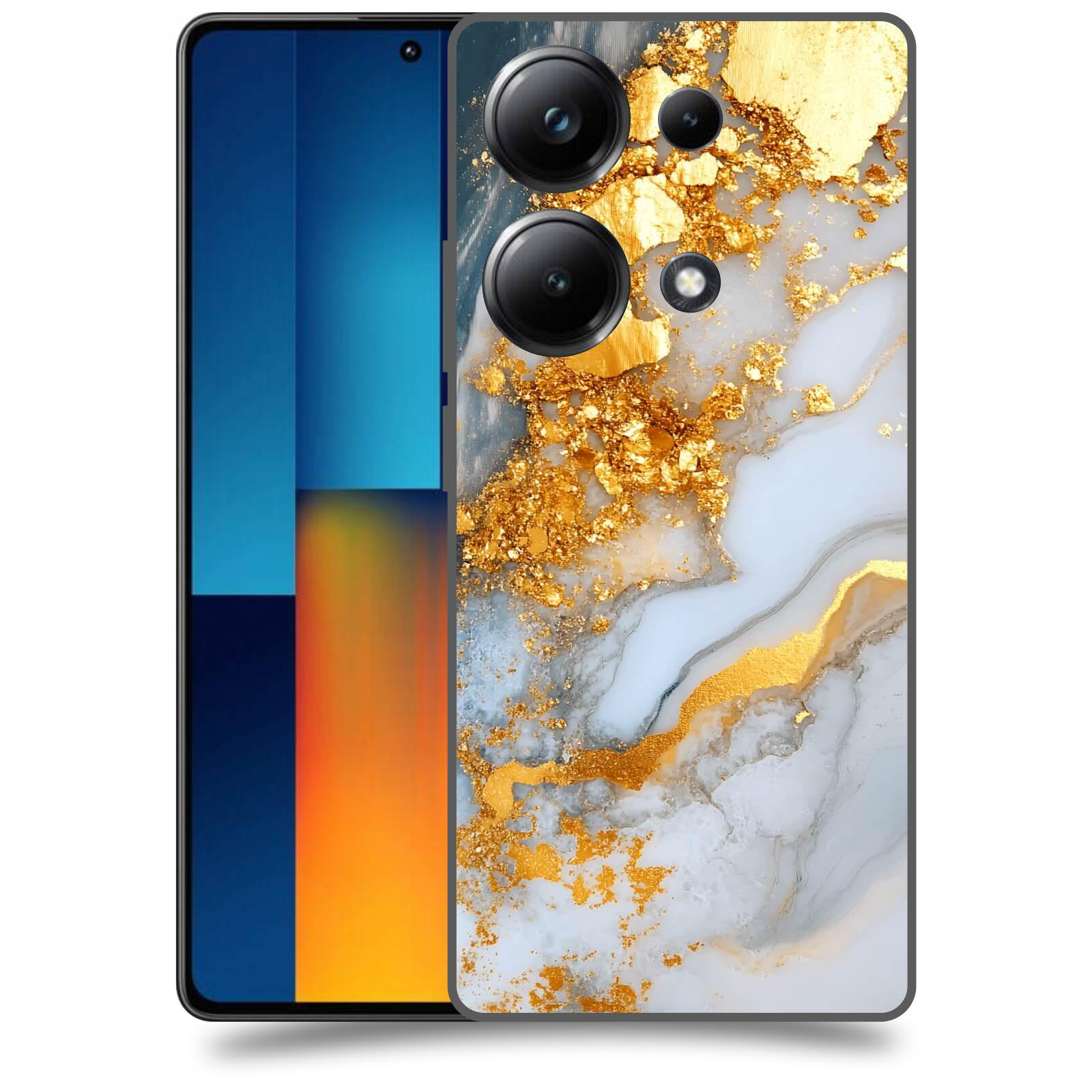 ACOVER Kryt na mobil Poco M6 - Liquid Gold VII