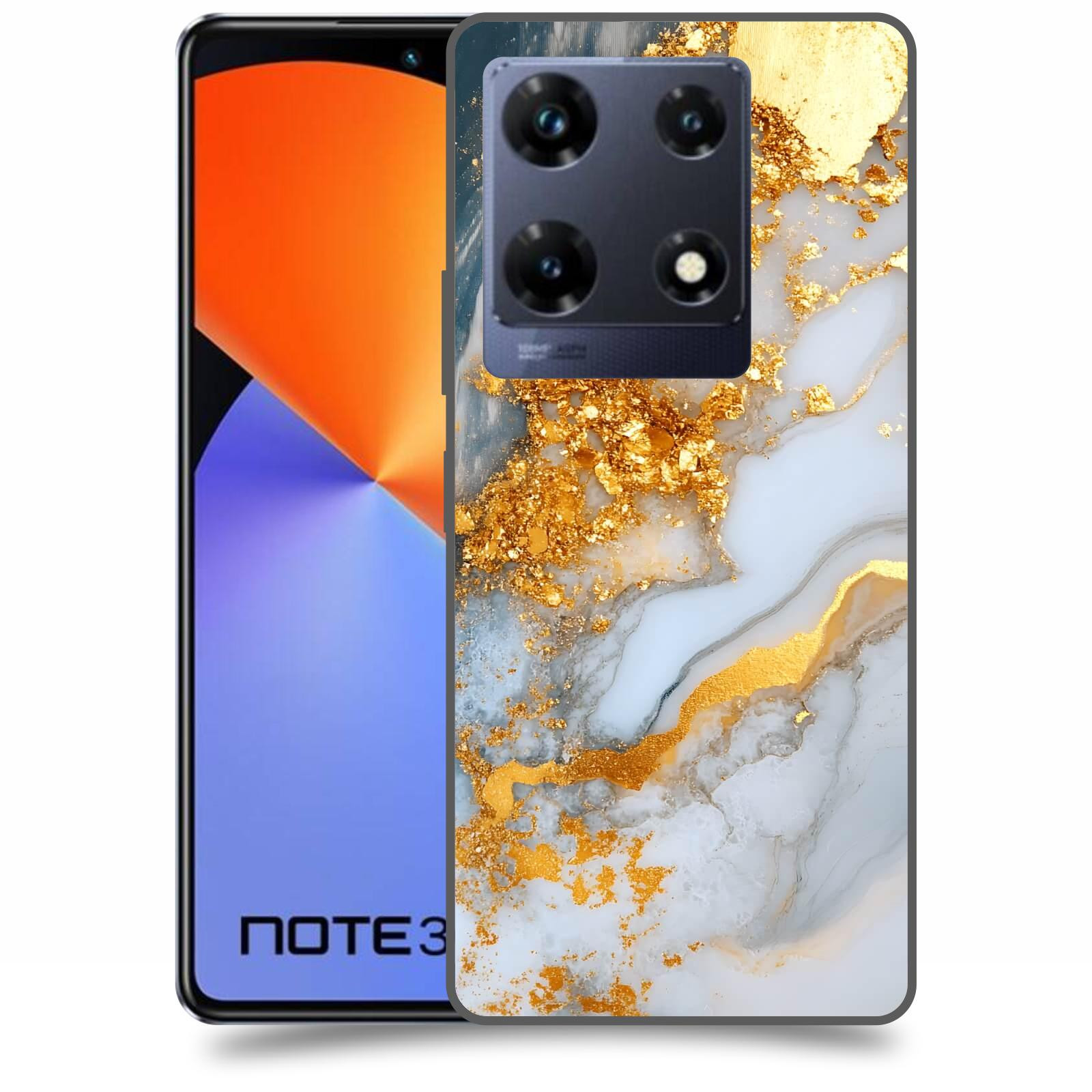ACOVER Kryt na mobil Infinix Note 30 PRO - Liquid Gold VII