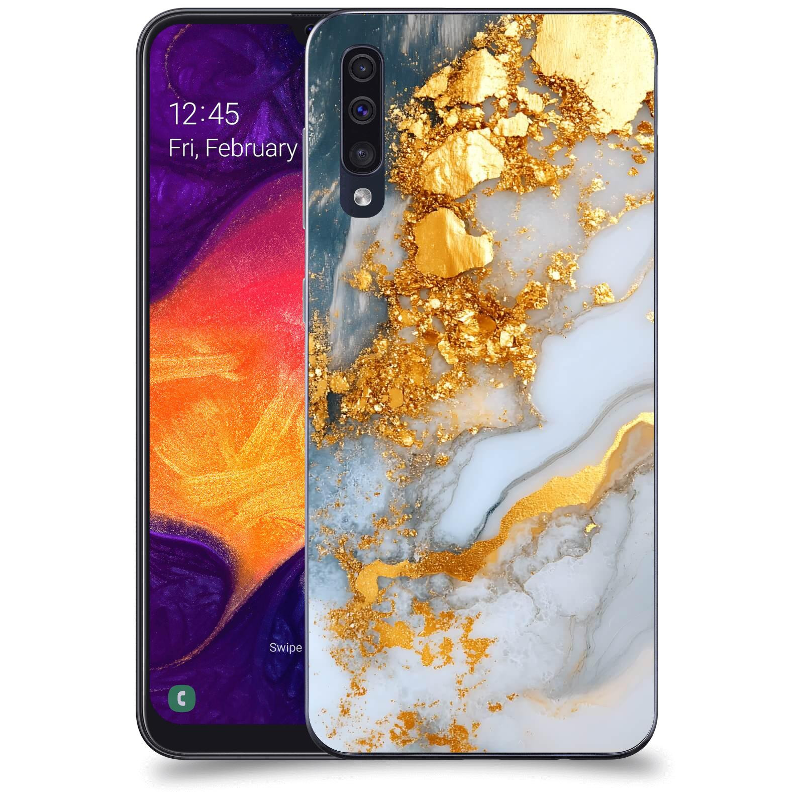 ACOVER Kryt na mobil Samsung Galaxy A50 A505F - Liquid Gold VII
