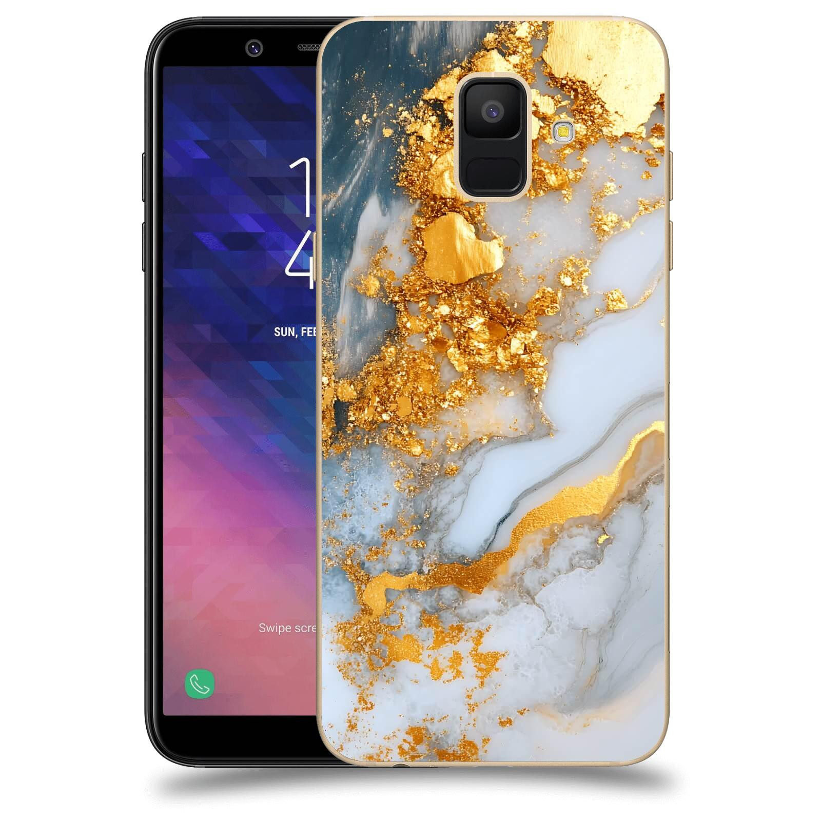 ACOVER Kryt na mobil Samsung Galaxy A6 A600F - Liquid Gold VII