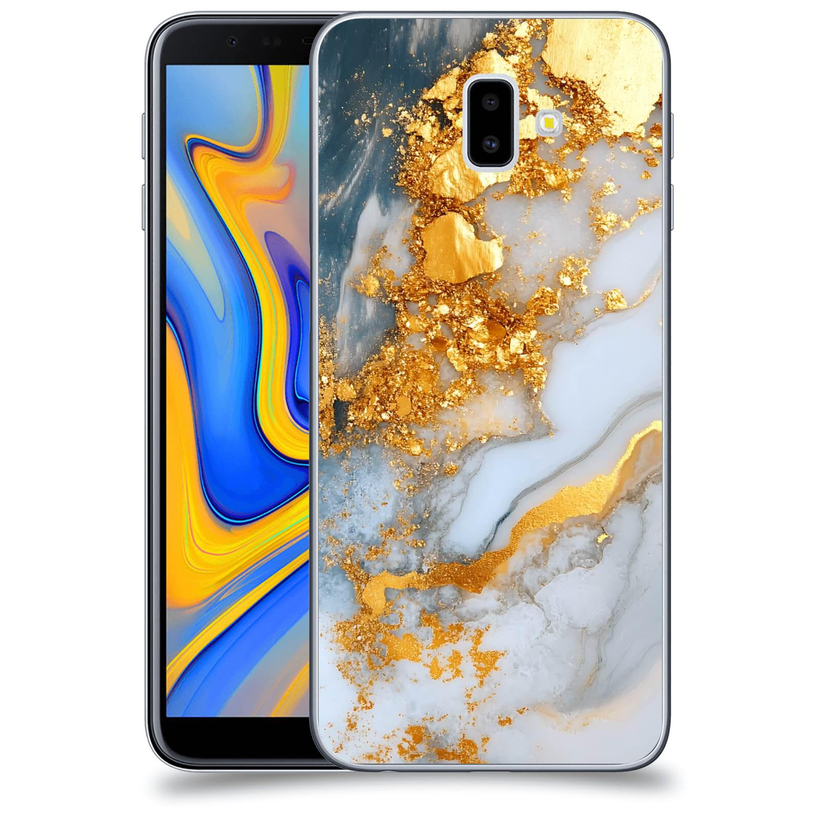 ACOVER Kryt na mobil Samsung Galaxy J6+ J610F - Liquid Gold VII