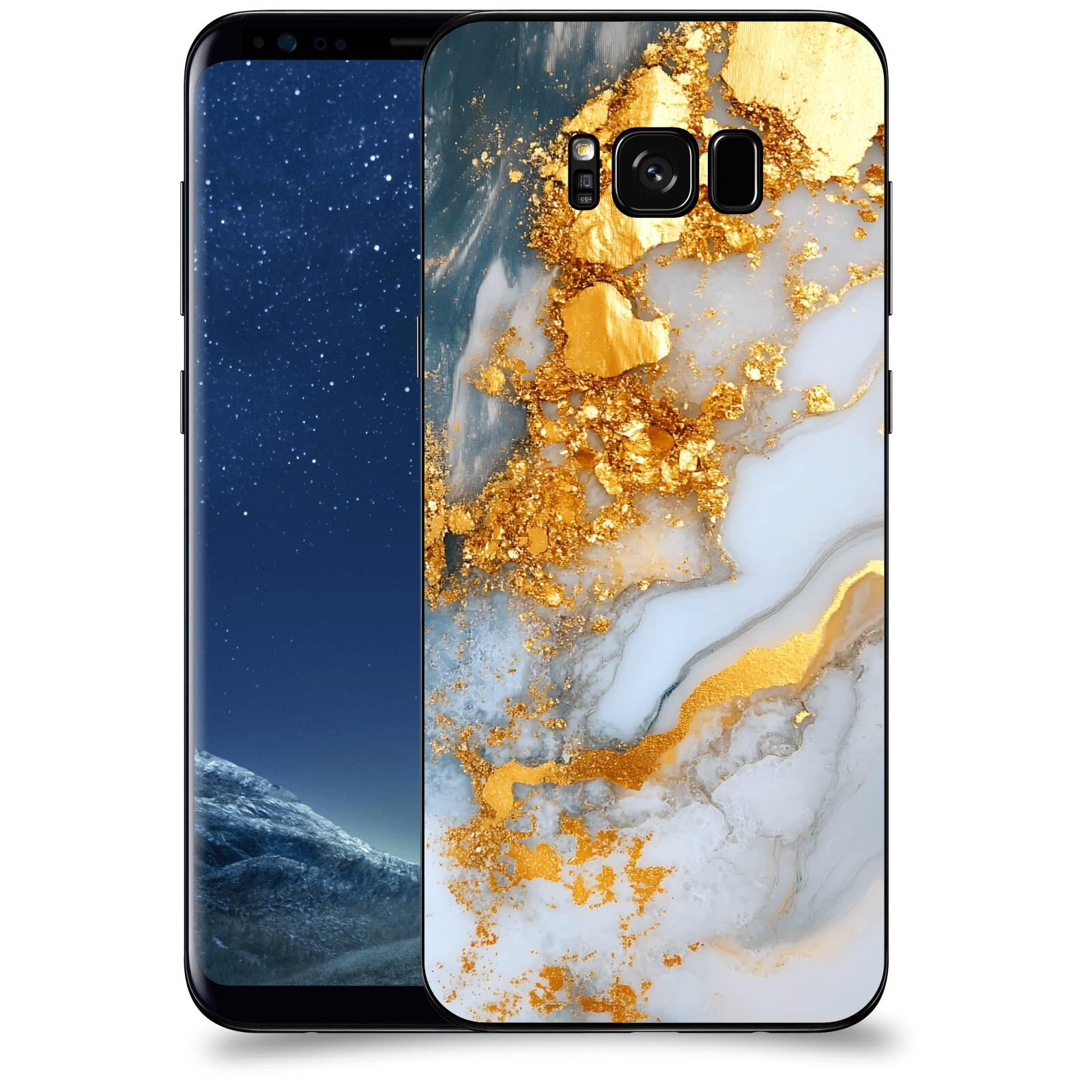 ACOVER Kryt na mobil Samsung Galaxy S8+ G955F - Liquid Gold VII