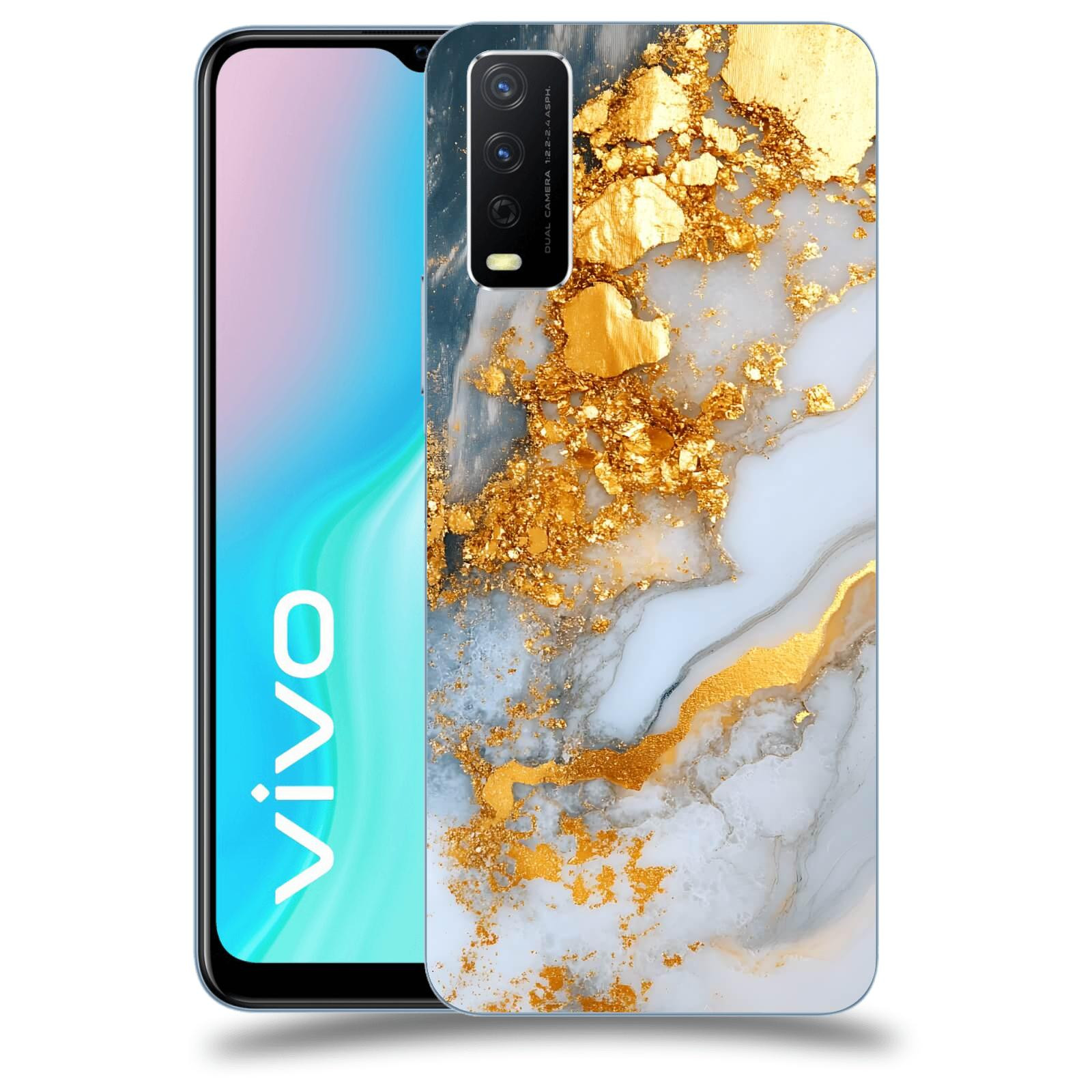 ACOVER Kryt na mobil Vivo Y11s - Liquid Gold VII
