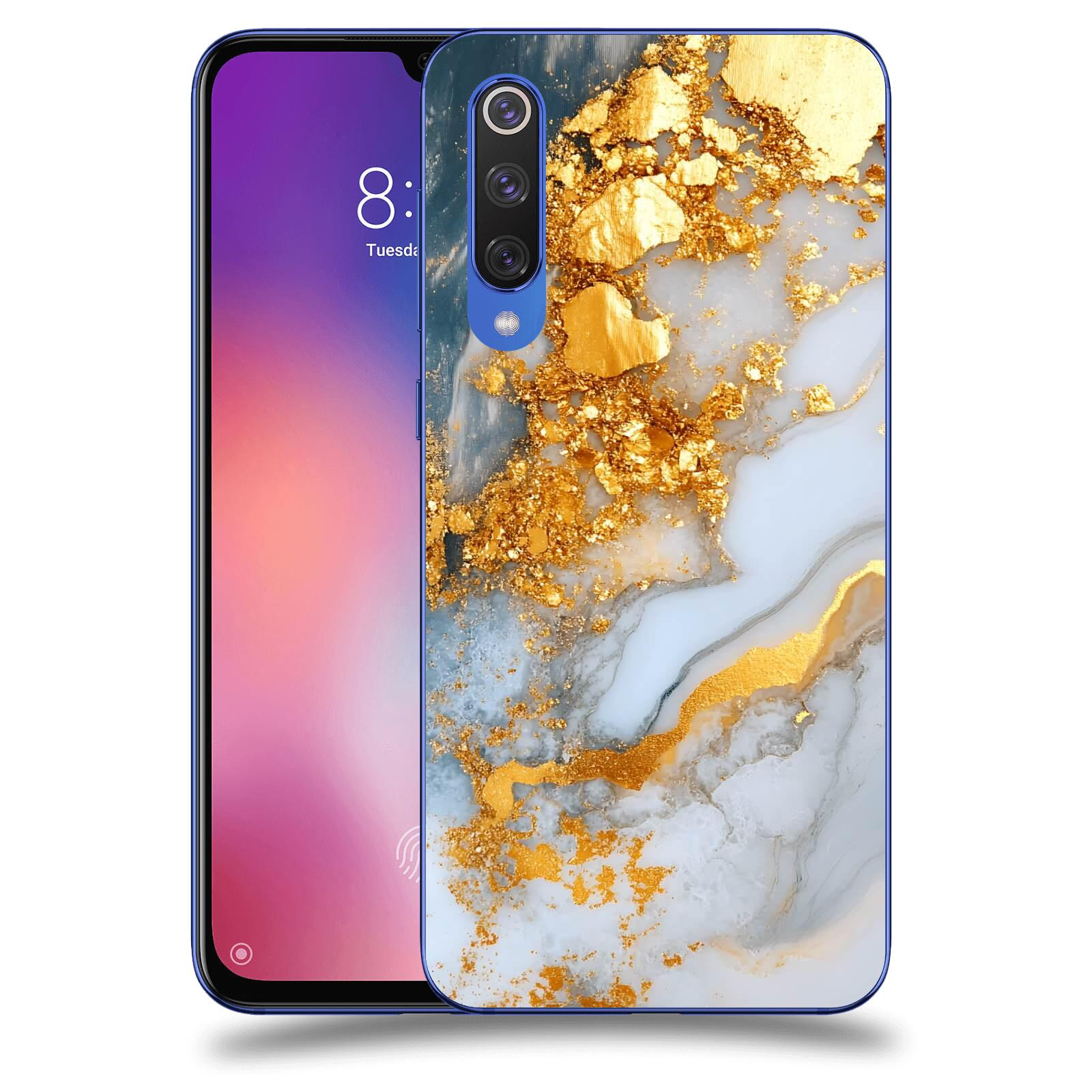 ACOVER Kryt na mobil Xiaomi Mi 9 SE - Liquid Gold VII