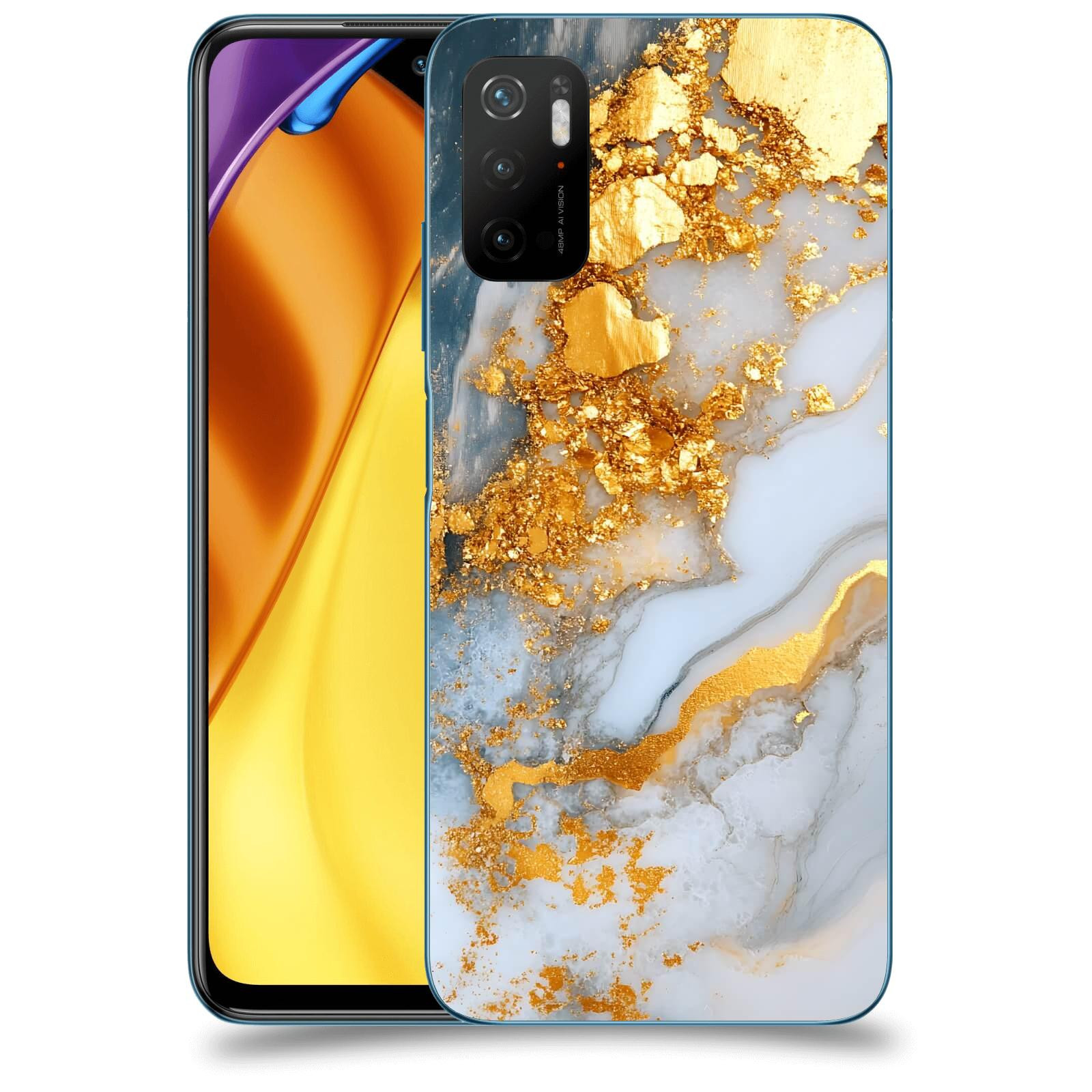 ACOVER Kryt na mobil Xiaomi Poco M3 Pro 5G - Liquid Gold VII