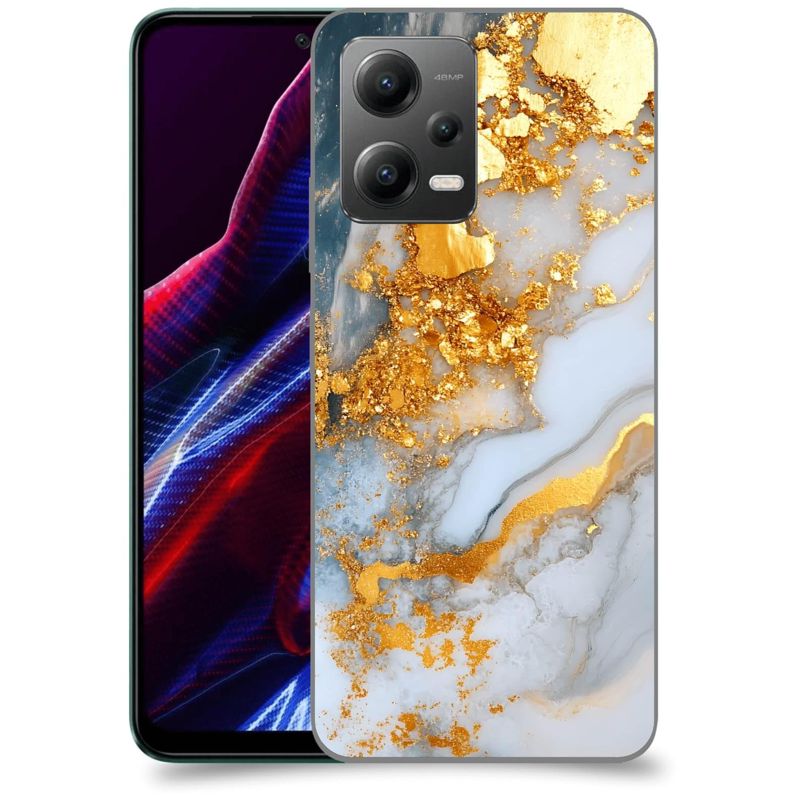 ACOVER Kryt na mobil Xiaomi Poco X5 - Liquid Gold VII
