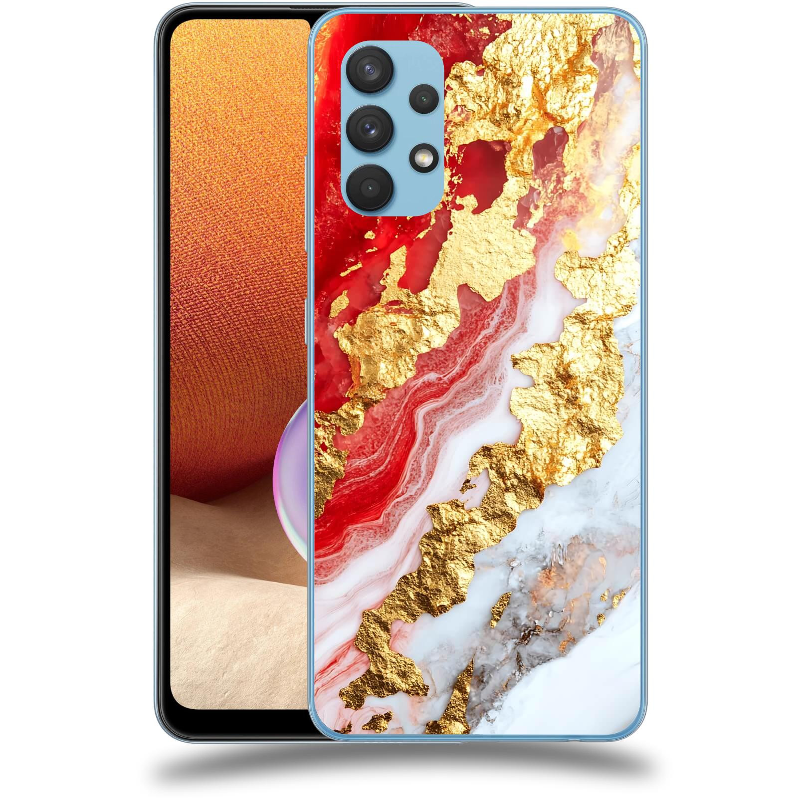 ACOVER Kryt na mobil Samsung Galaxy A32 4G SM-A325F - Golden Blood II